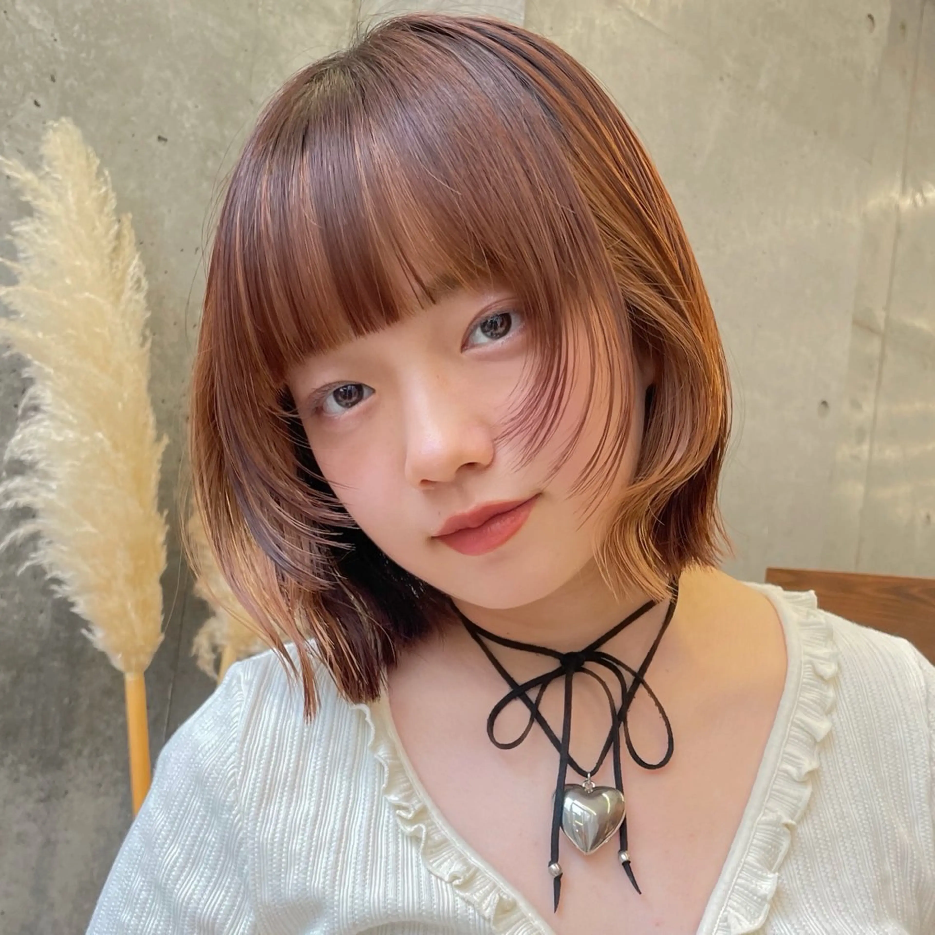 ミディアム カラー レイヤー/柔らか 透明感カラー/ゆきなのヘアスタイル