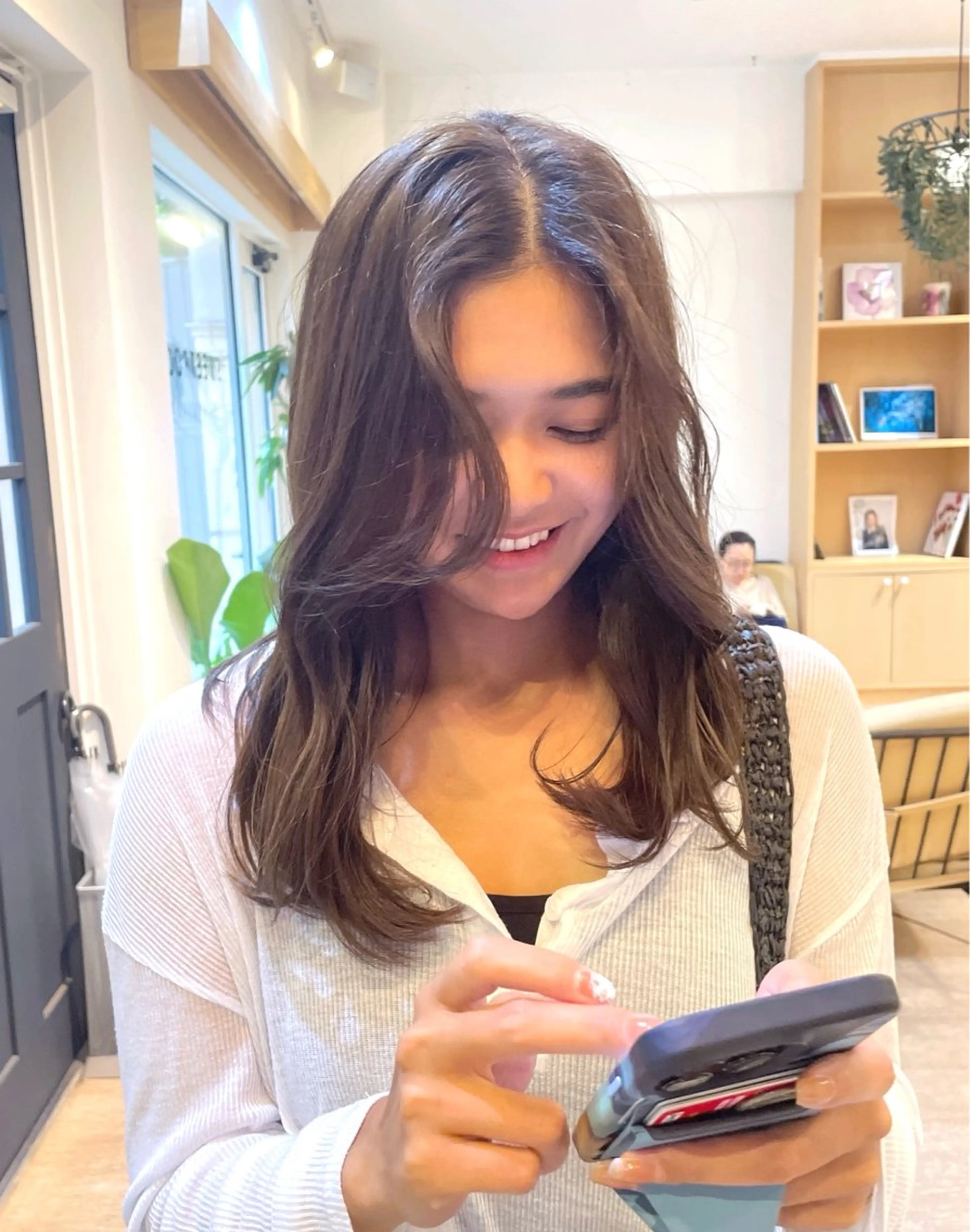 セミロング カラー カット ヘアカラー トリートメント 髪質改善/似合わせ レイヤー/AYUMUのヘアスタイル