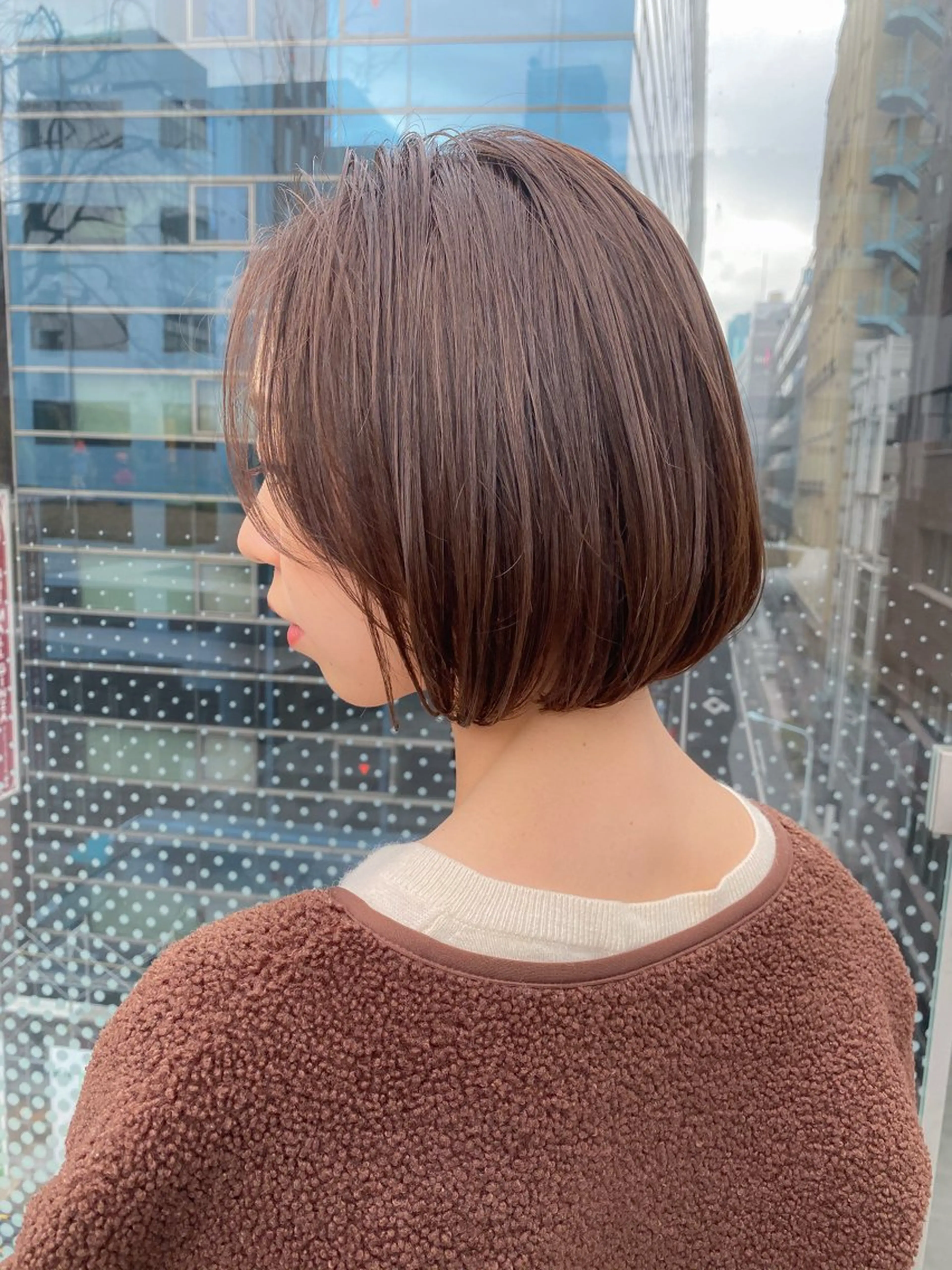 ショート 顔周りレイヤー/ボブ 銀座✨中野まさひろのヘアスタイル