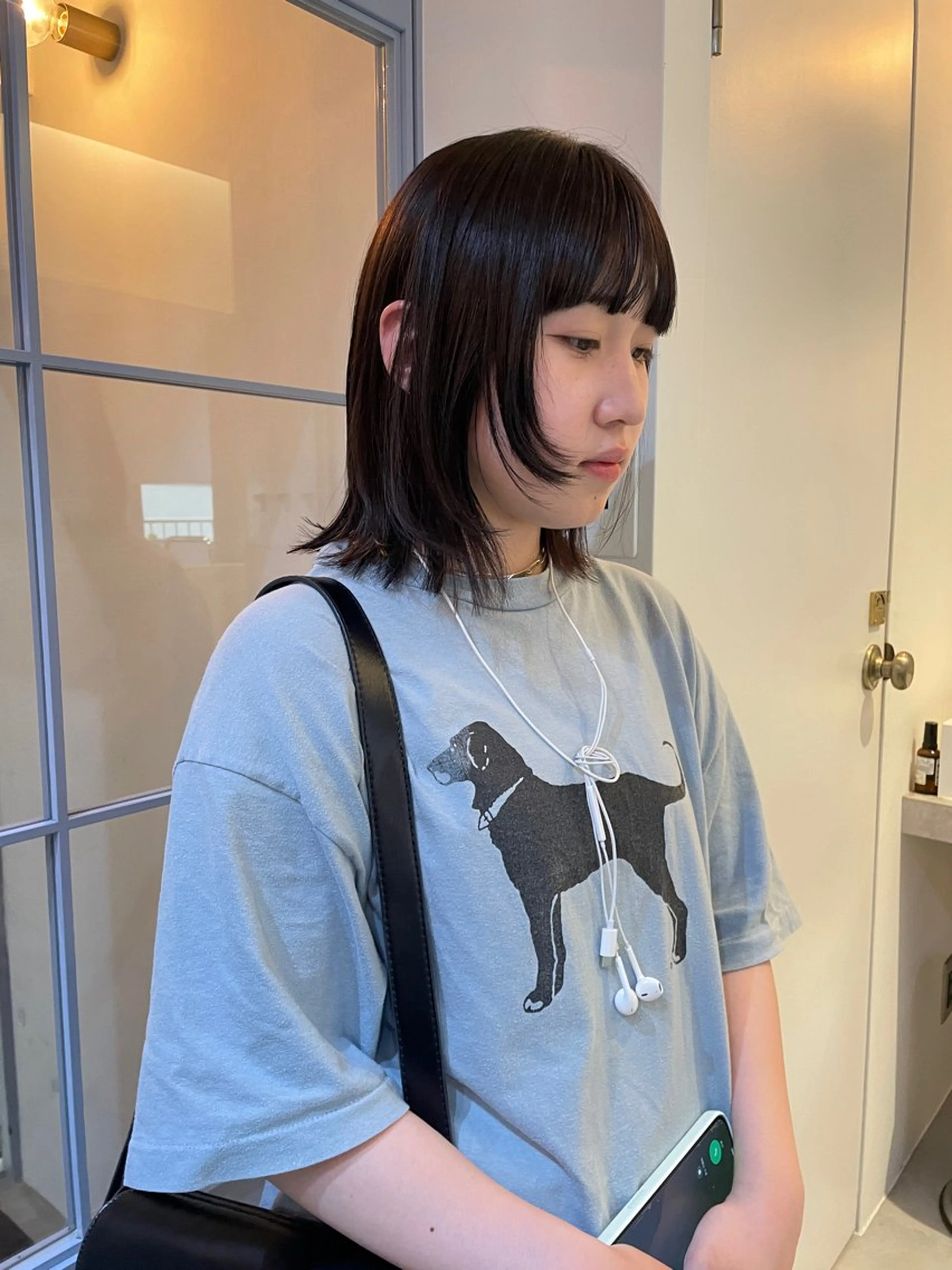 ショート カラー カット miyu ハイトーン/レイヤーのヘアスタイル