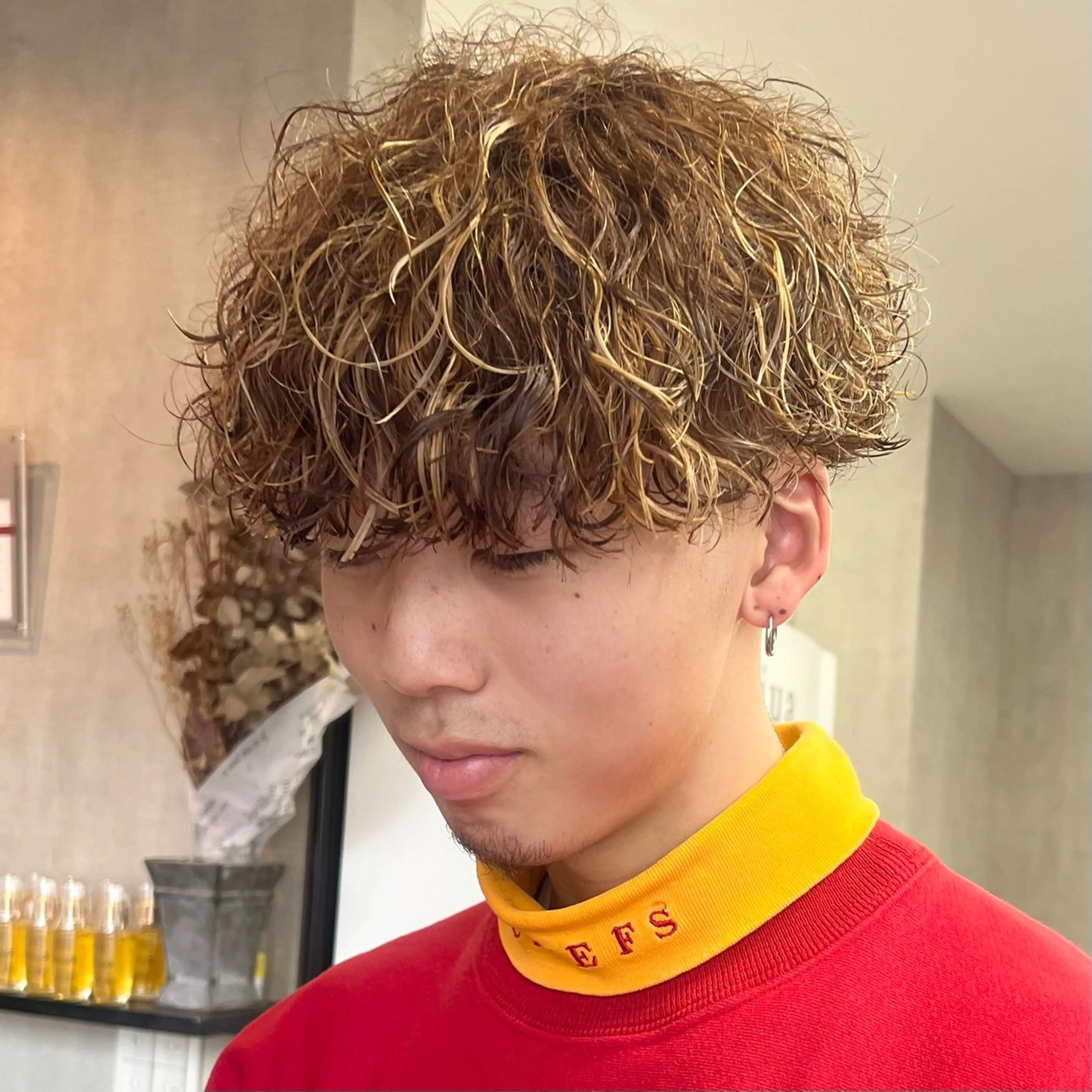 ショート パーマ メンズ カット パーマ 💡似合わせのプロ 💡takutoのヘアスタイル