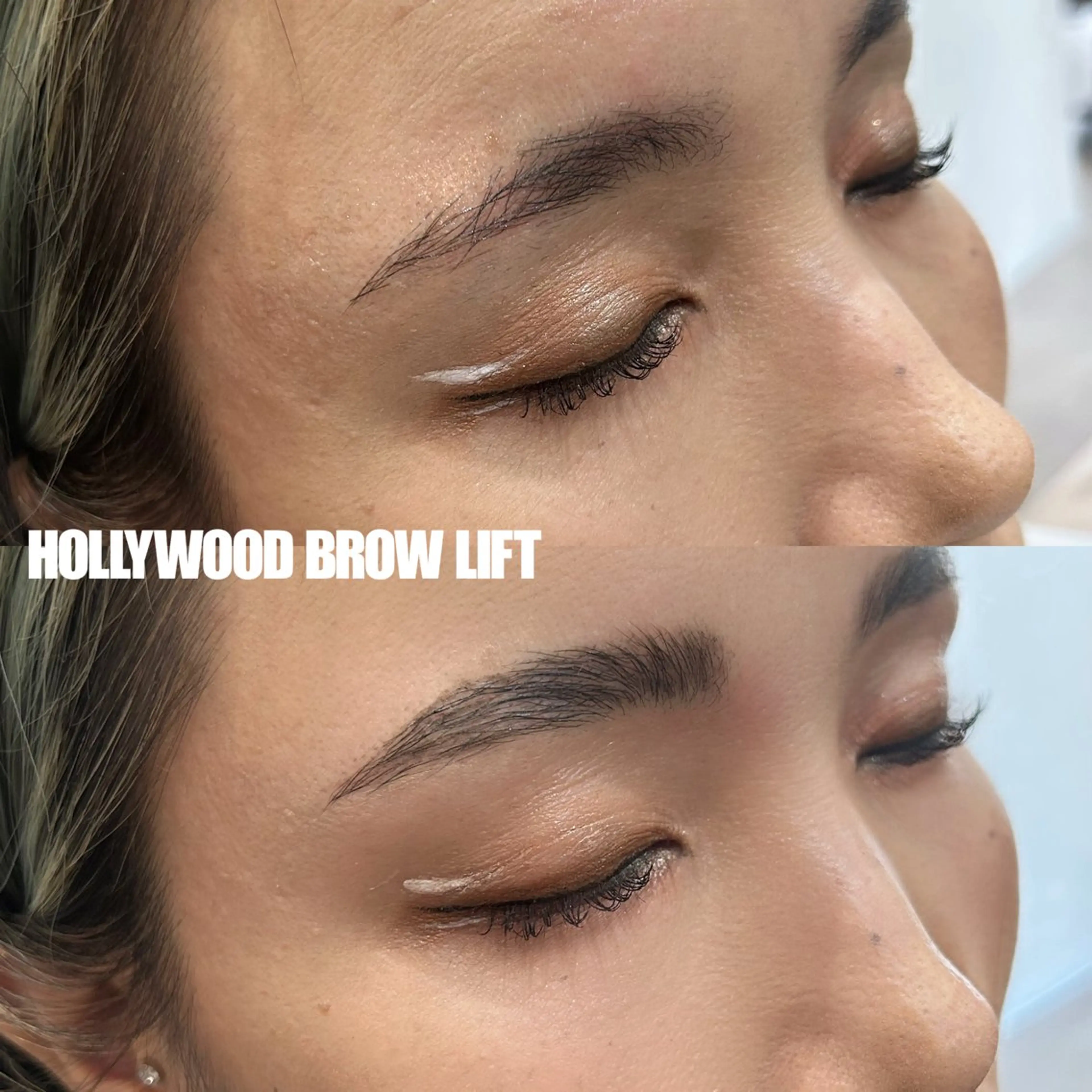 アイブロウ ハリウッドブロウリフト 眉毛ワックス脱毛 Lowé所属・Lowé nailのネイルデザイン