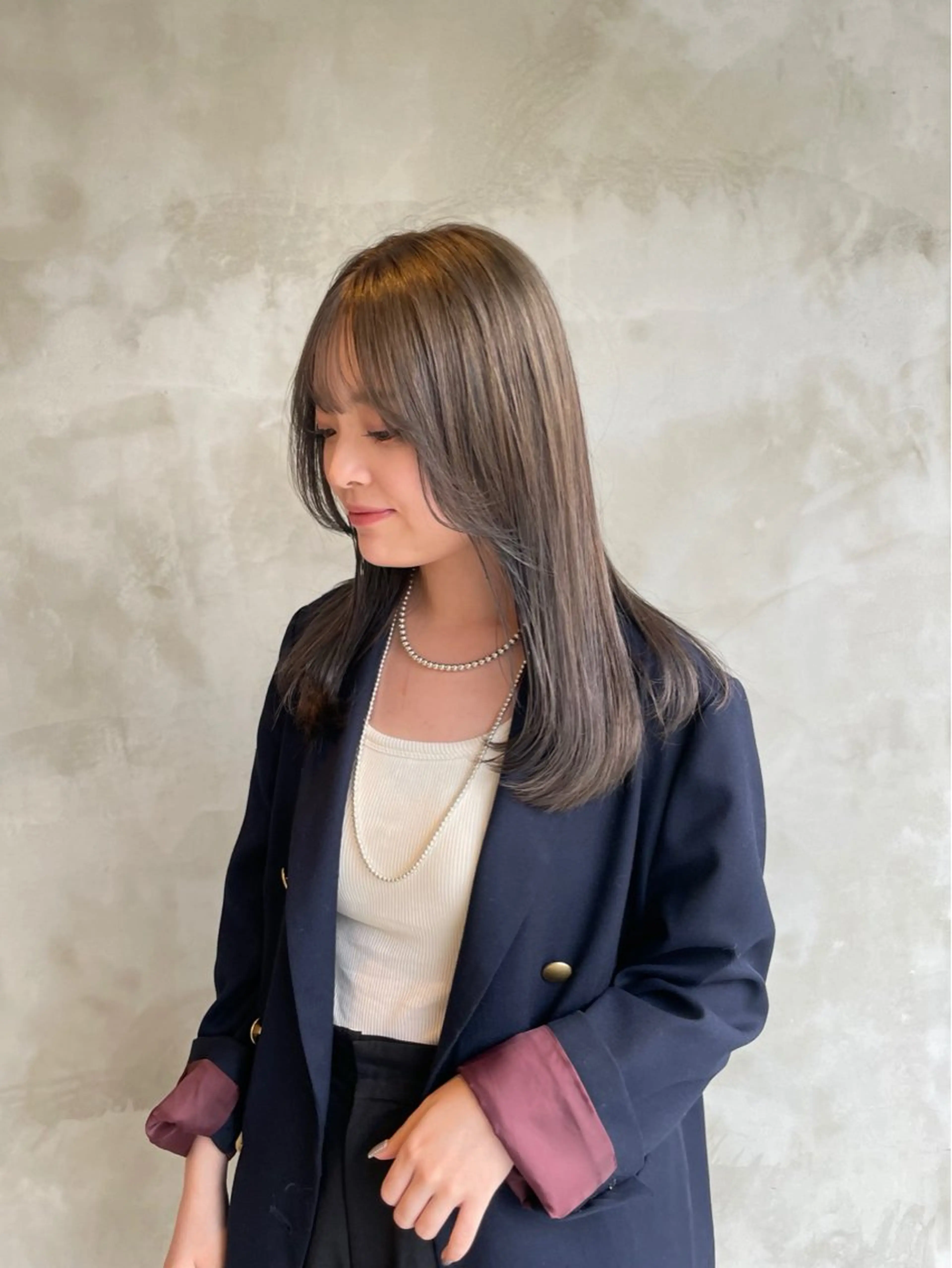 カット＋艶感ストーレートの写真