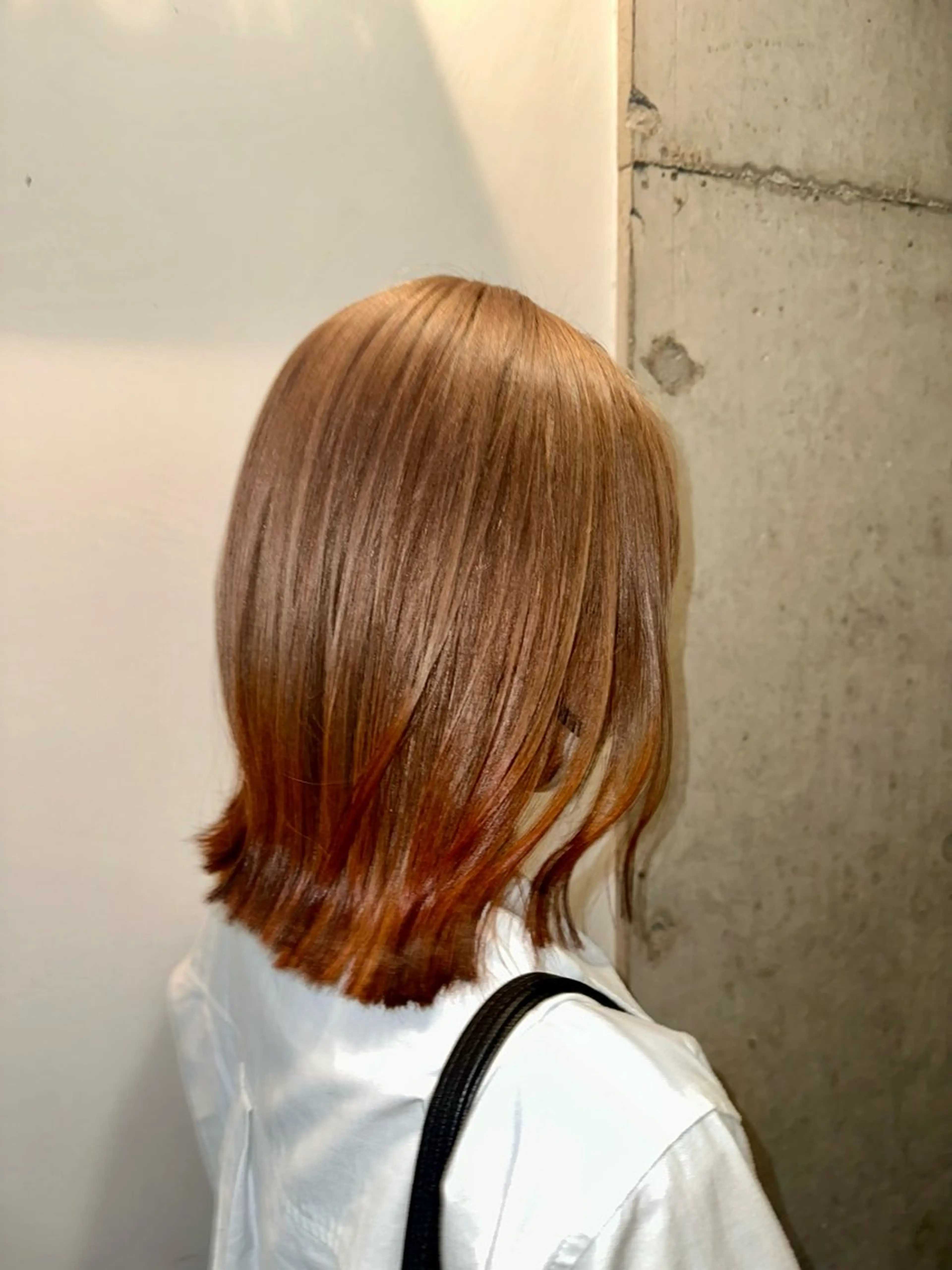 ミディアム カラー ヘアカラー トリートメント 🦋ハイトーン🦋/ かのんのヘアスタイル