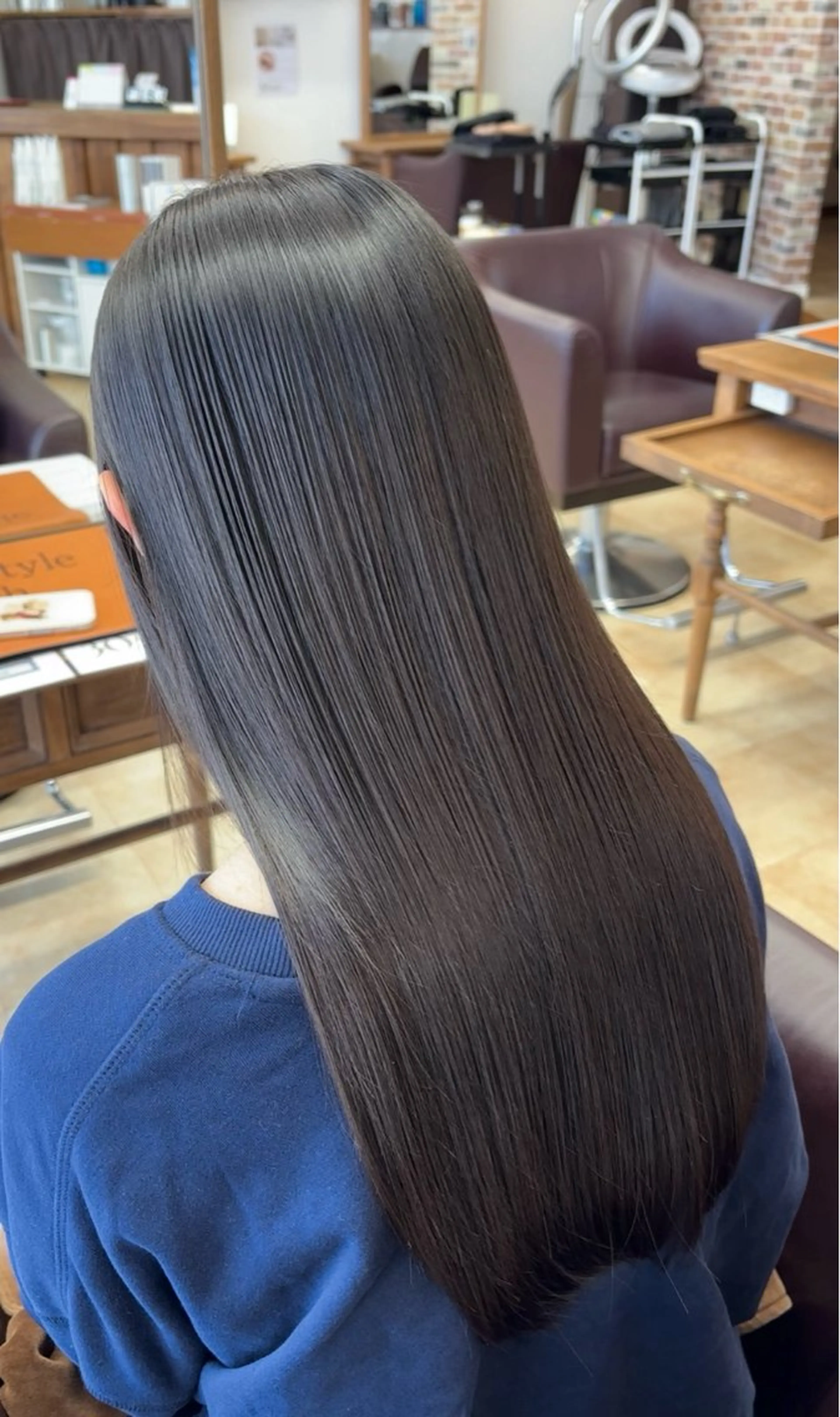 ロング トリートメント 小島華未/ ヘアカラー/髪質改善のヘアスタイル