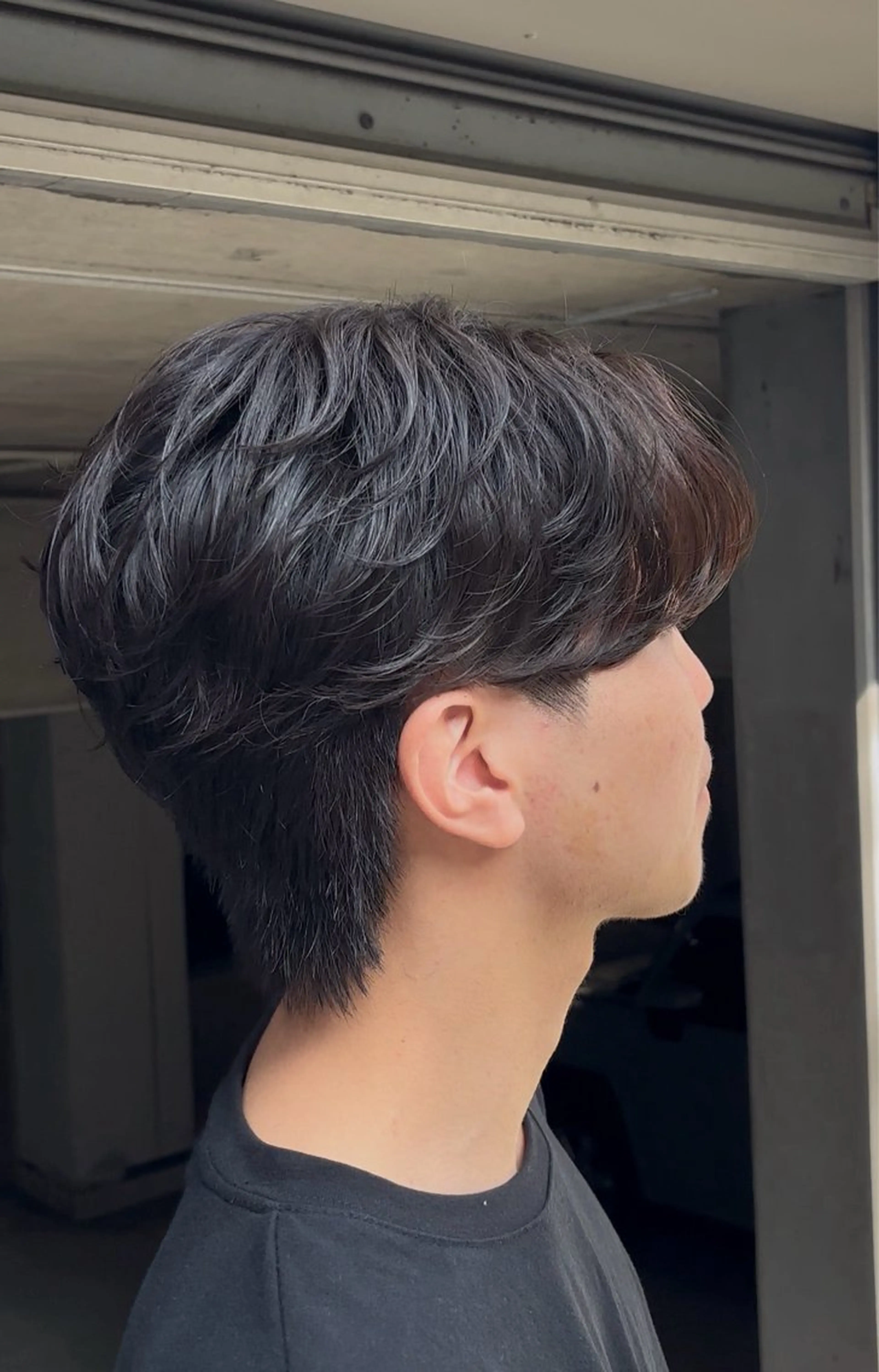 パーマ メンズ フェザーパーマ メンズパーマ 刈り上げ LITA住吉 そらのヘアスタイル