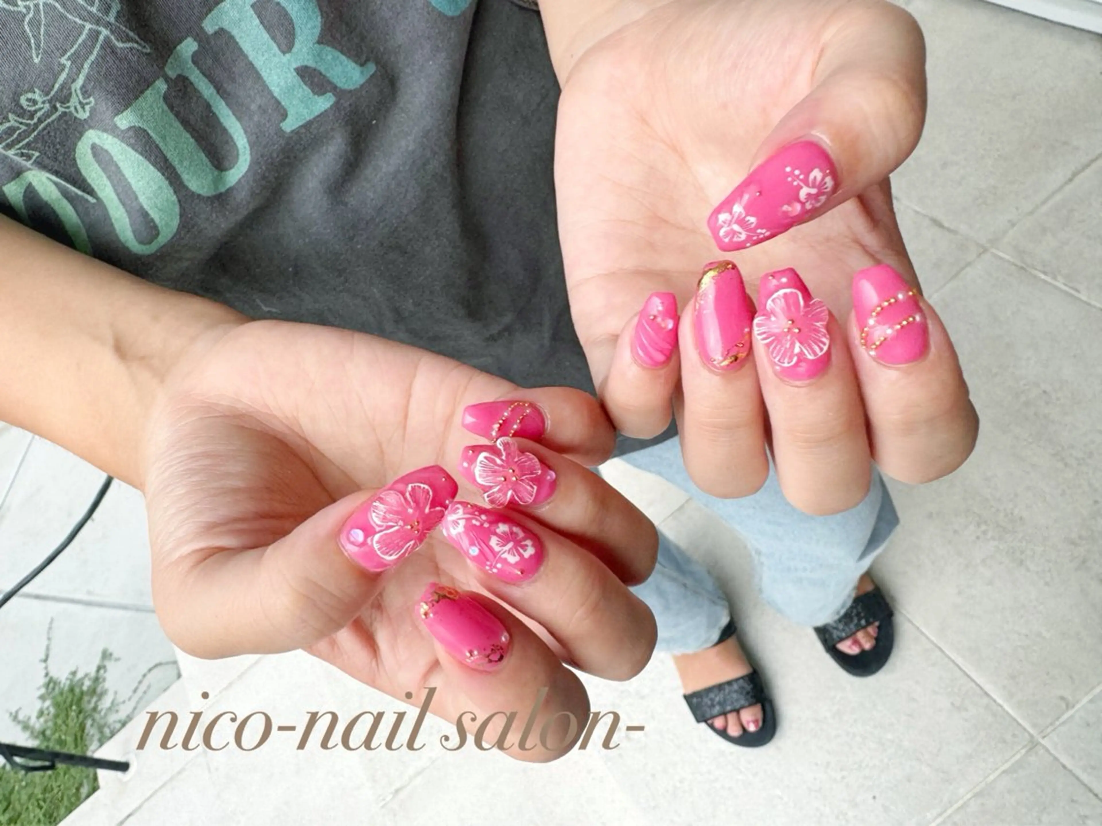 セミロング nico-nail ️🫧wakanaのネイルデザイン