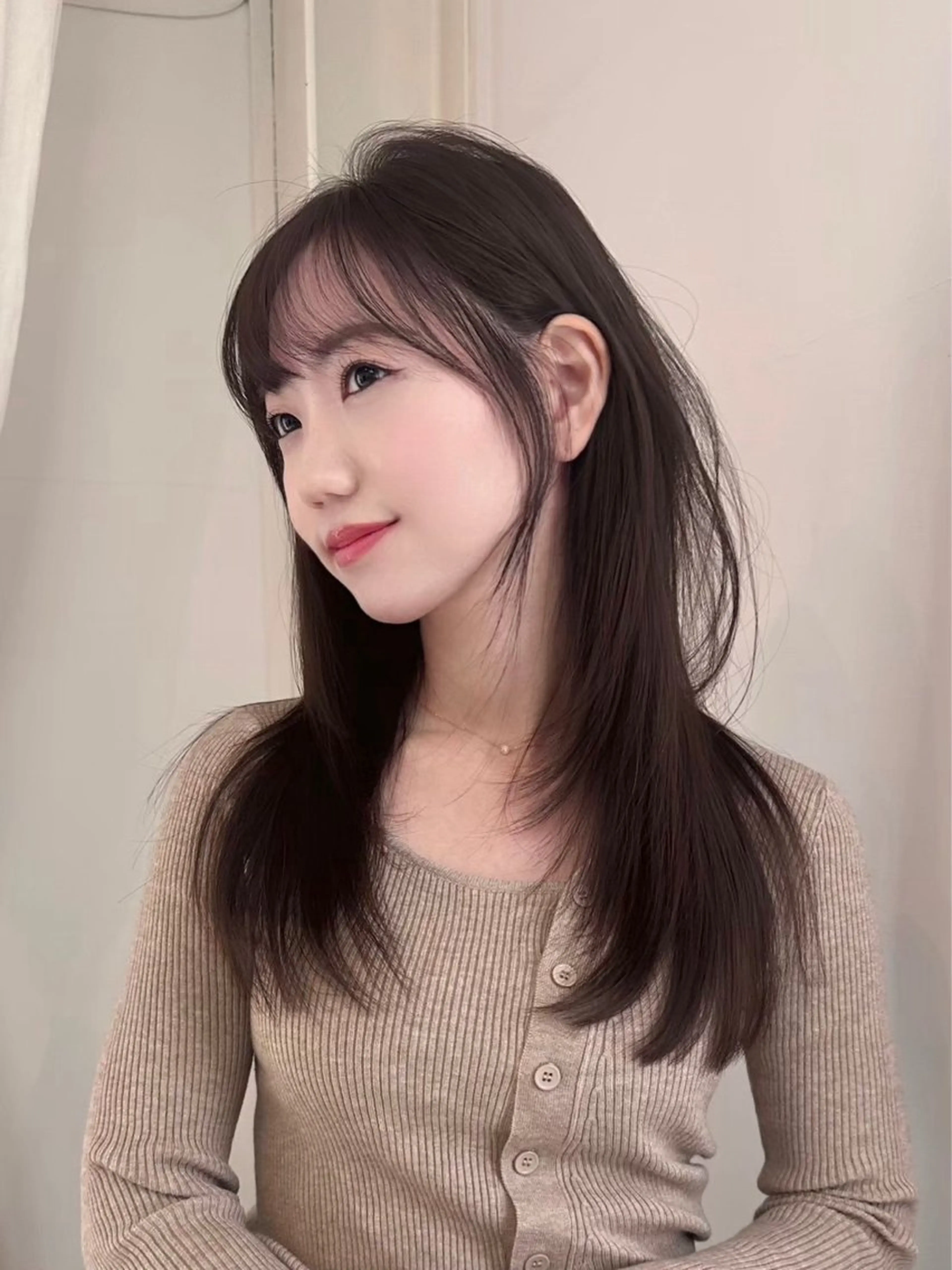 ロング カラー カット ヘアカラー トリートメント 🫧ナオ🫧 /韓国 ヘア/ マンツーマンのヘアスタイル