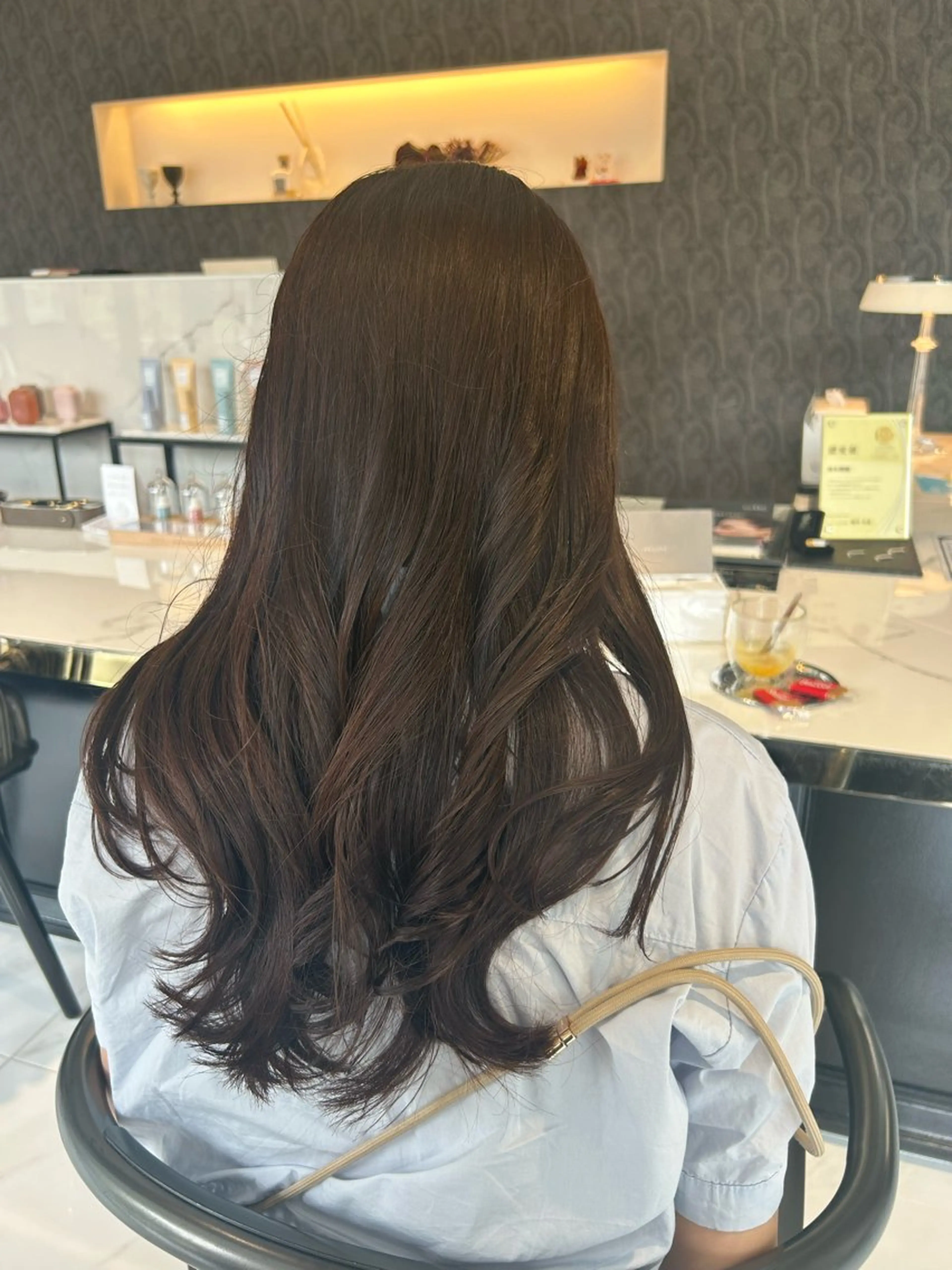 ロング 松原 まりのヘアスタイル