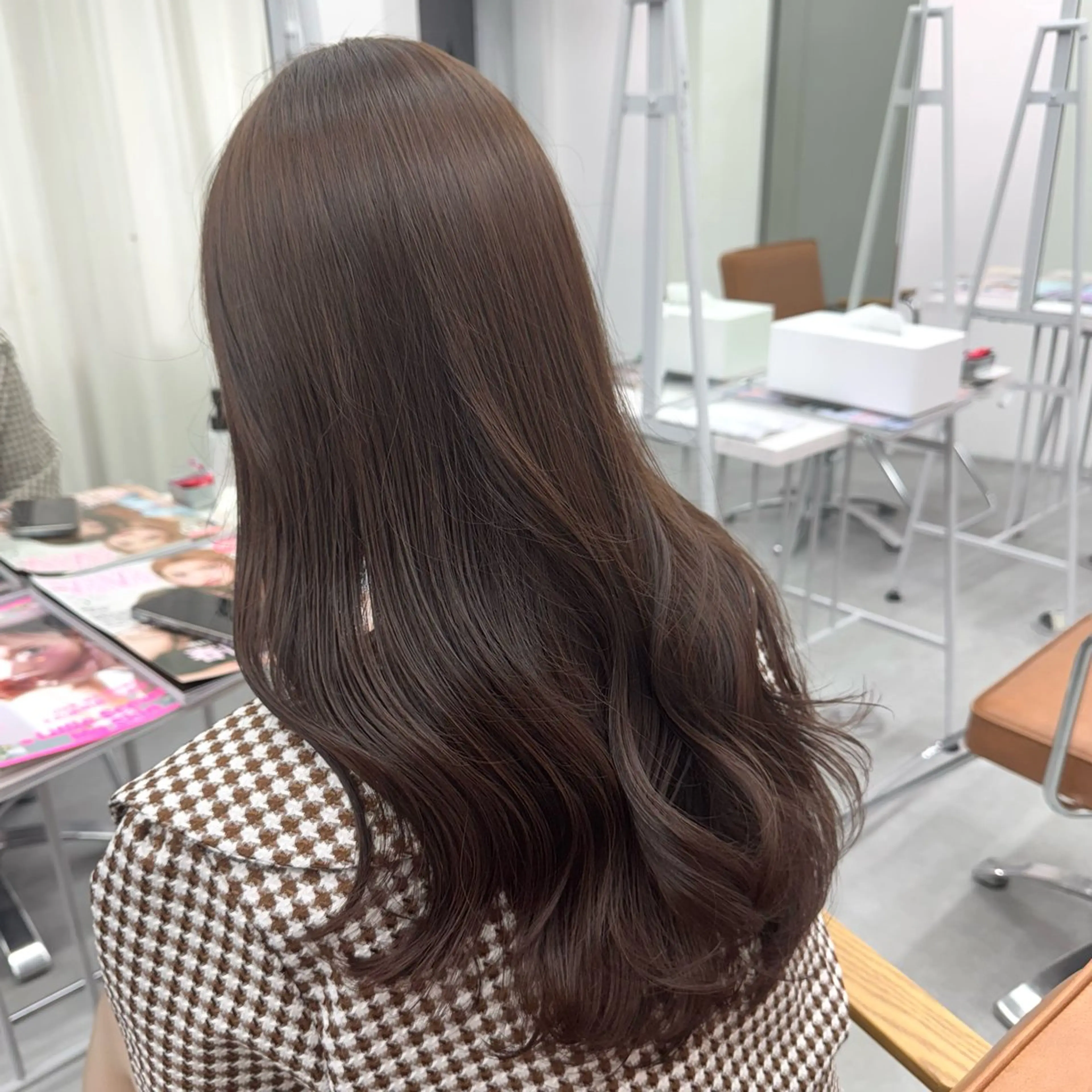 ロング カラー ヘアアレンジ ヘアカラー ブリーチなしカラー /新百合ヶ丘/安形翔のヘアスタイル