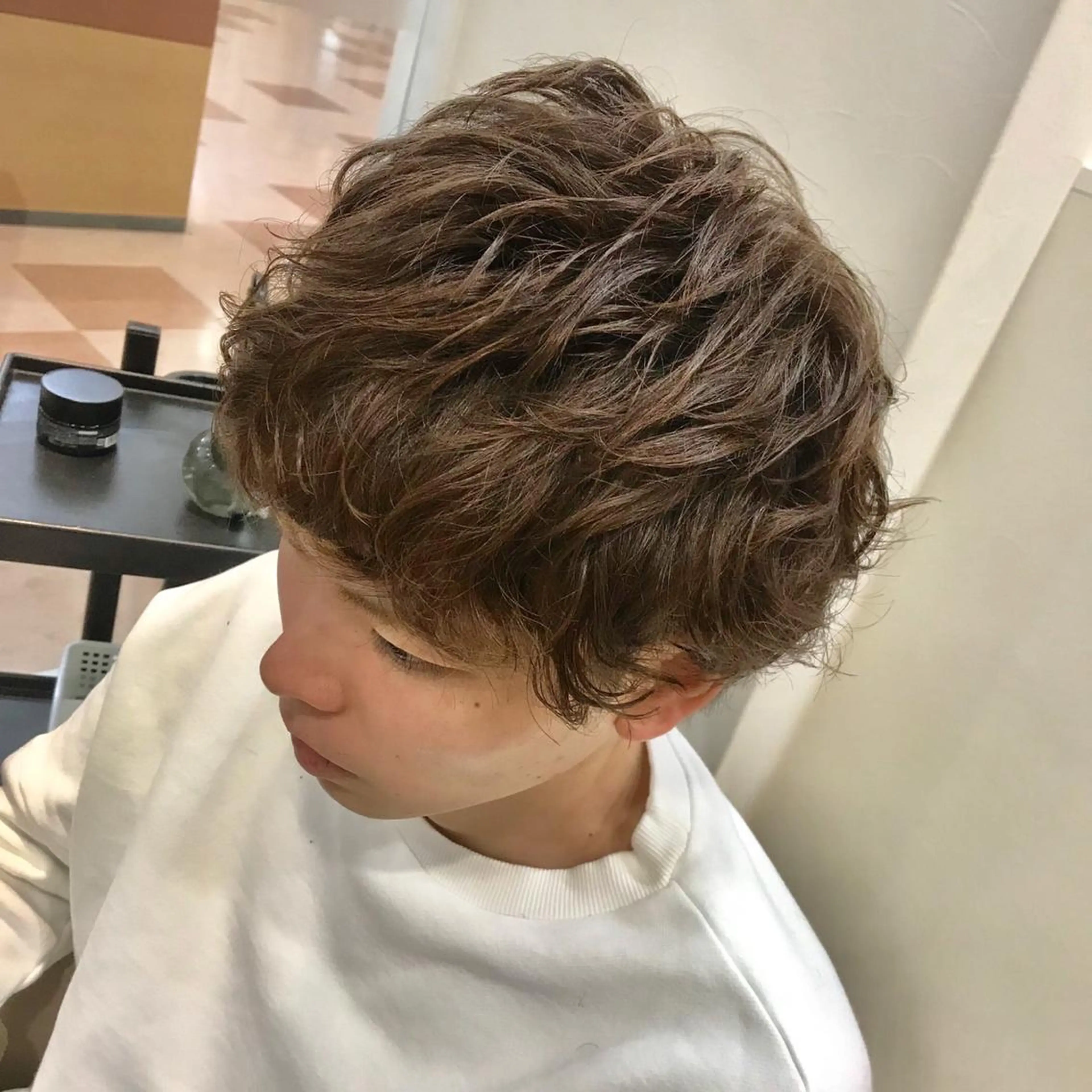 ショート パーマ メンズ 髪質改善特化 赤塚雄輝のヘアスタイル
