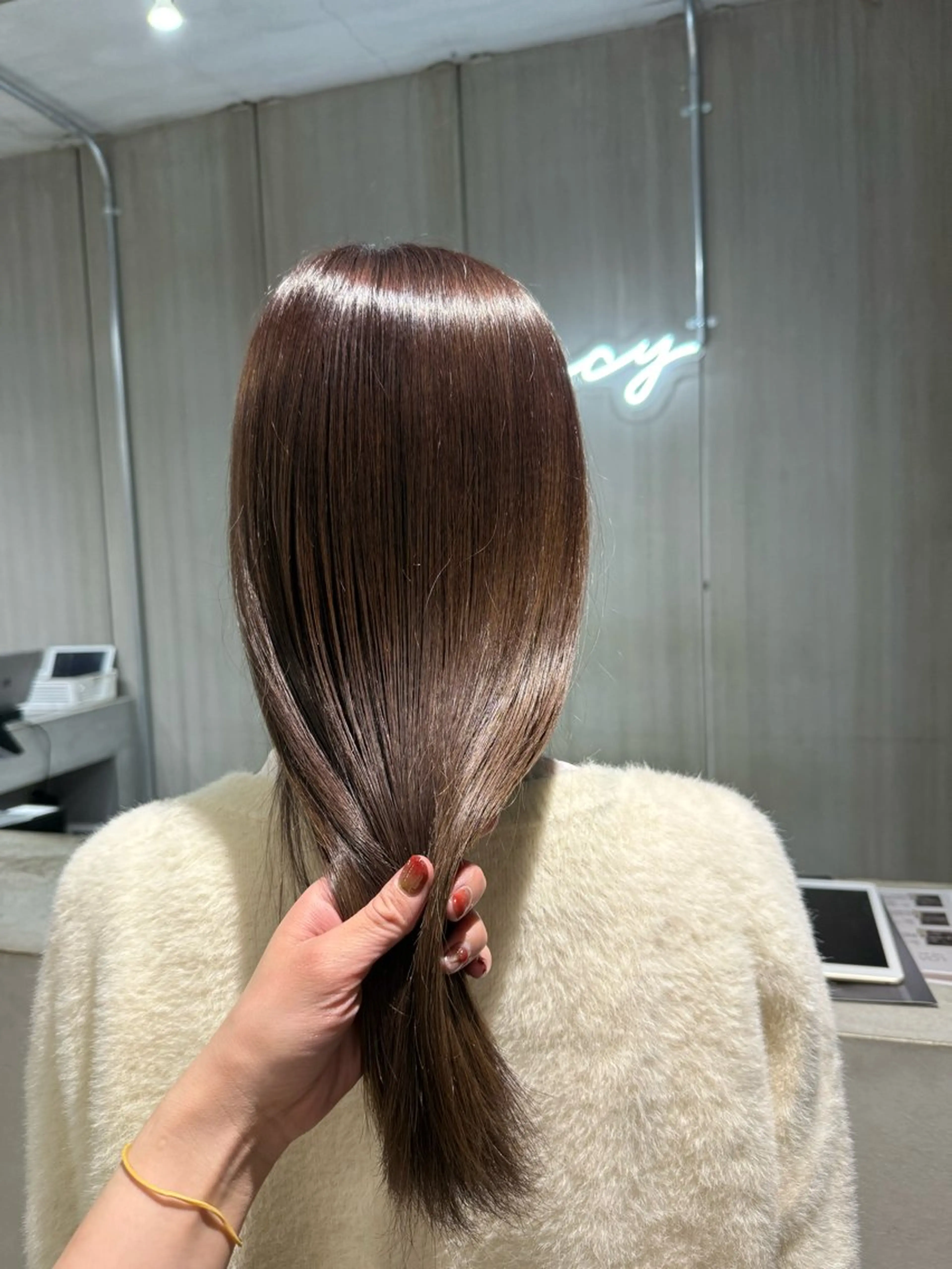 カラー ブリーチ ヘアカラー トリートメント 小倉/髪質改善 /カラー/五郡 陽菜のヘアスタイル