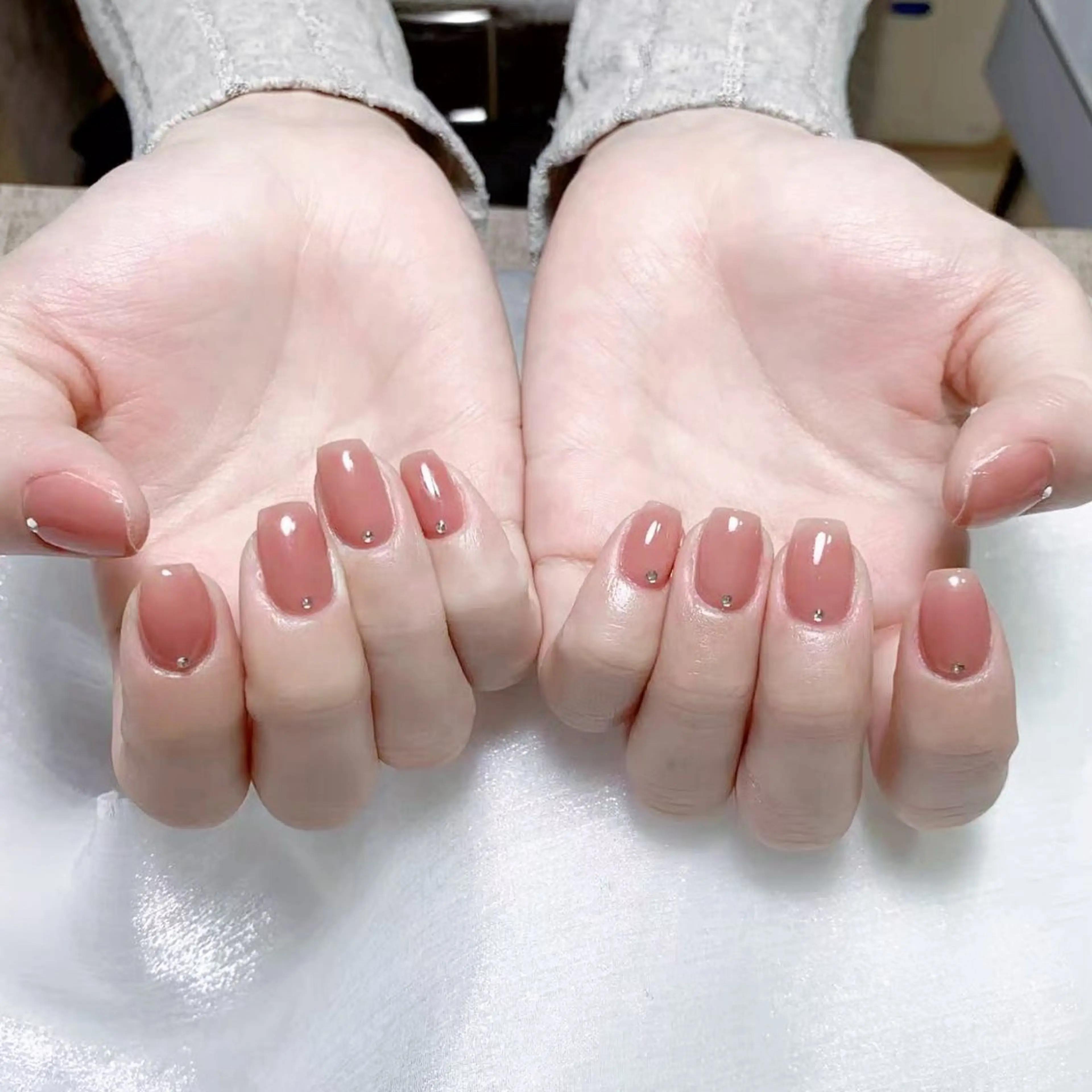 メンズ ネイル メンズ韓国風 アートネイル オーロラネイル ガーリー キラキラネイル ハンドネイル Nail salon 木にいるのネイルデザイン