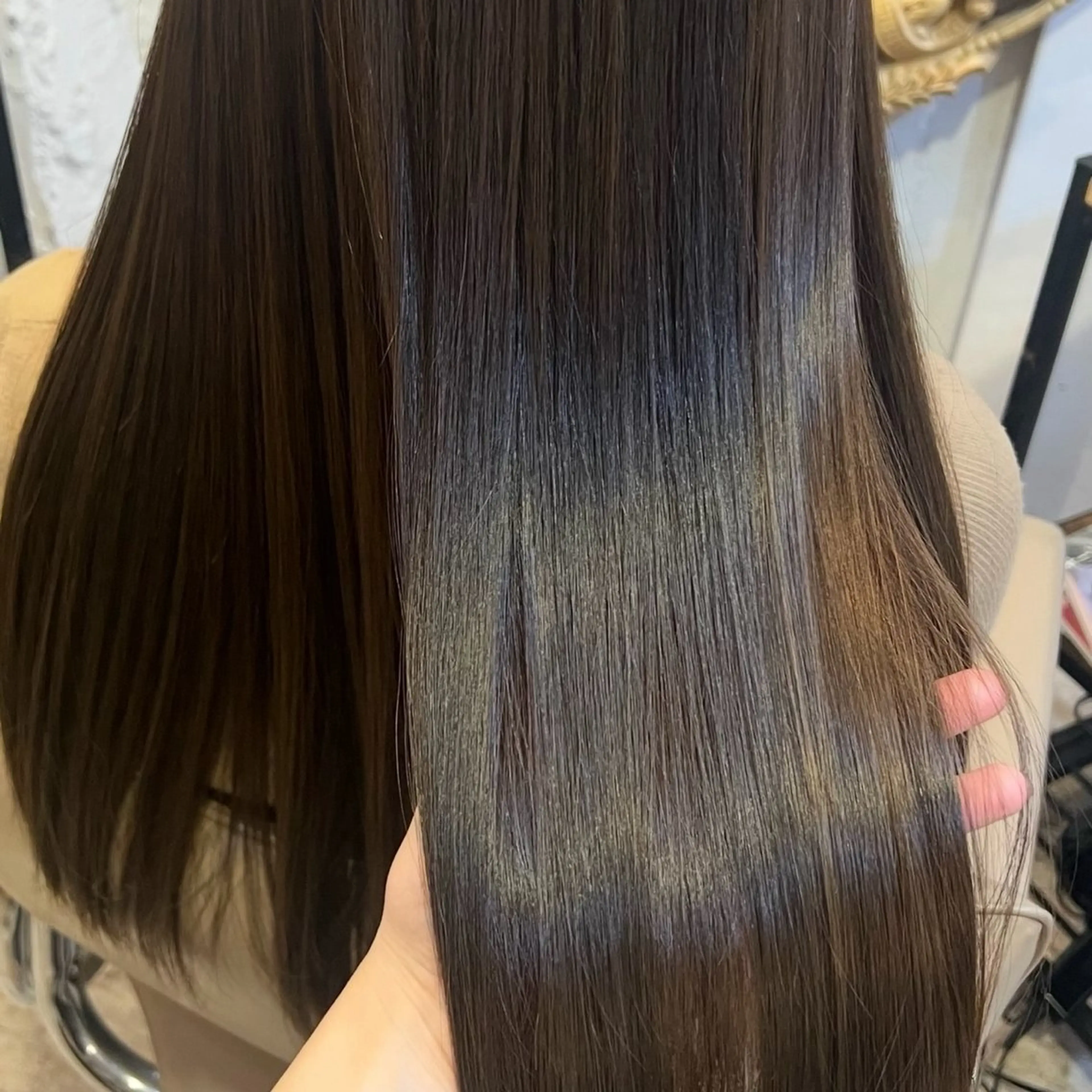 ロング 韓国風ヘア 🤍 akaneのヘアスタイル