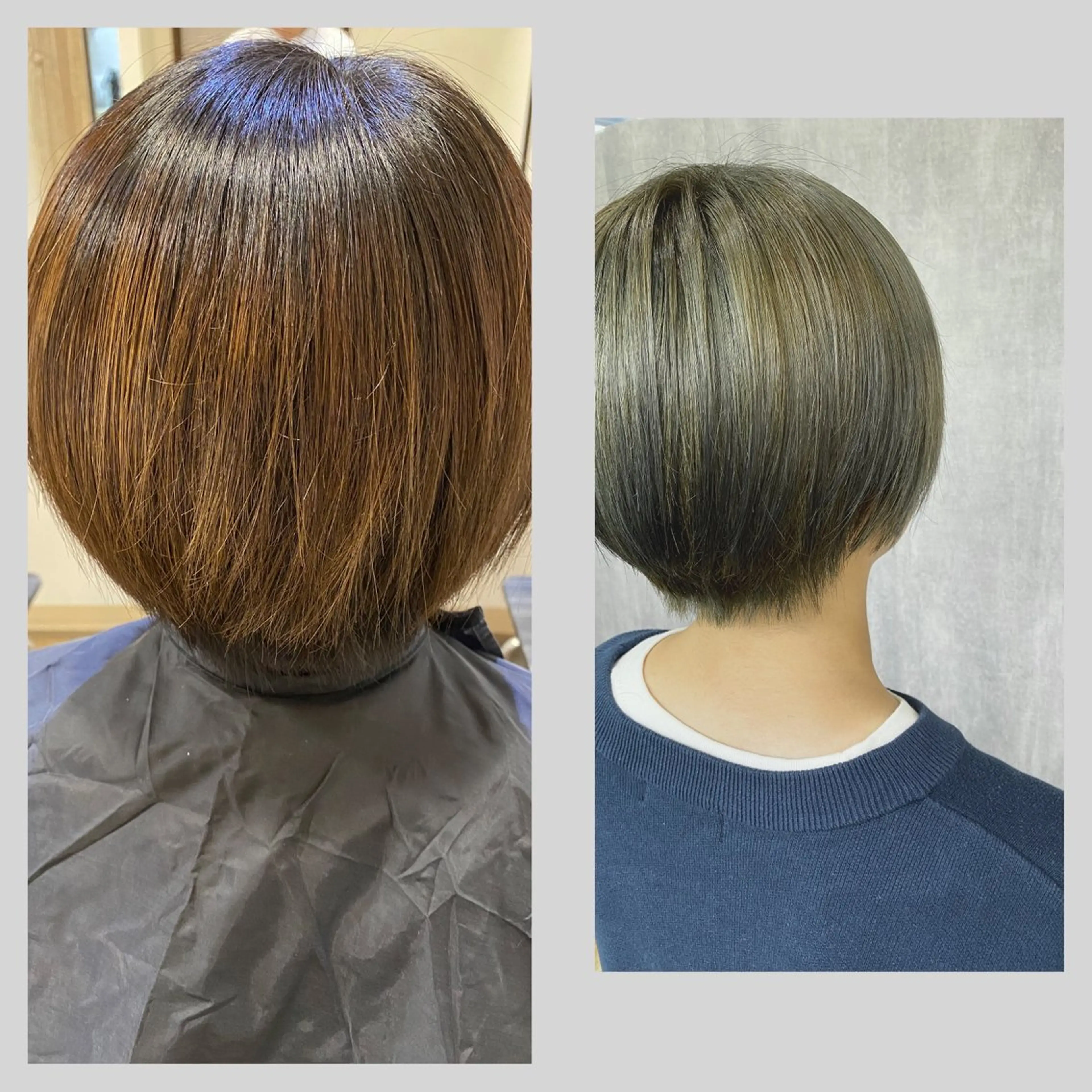 カラー ベージュカラー ブリーチ オリーブカラー 佐藤 沙也輝のヘアスタイル