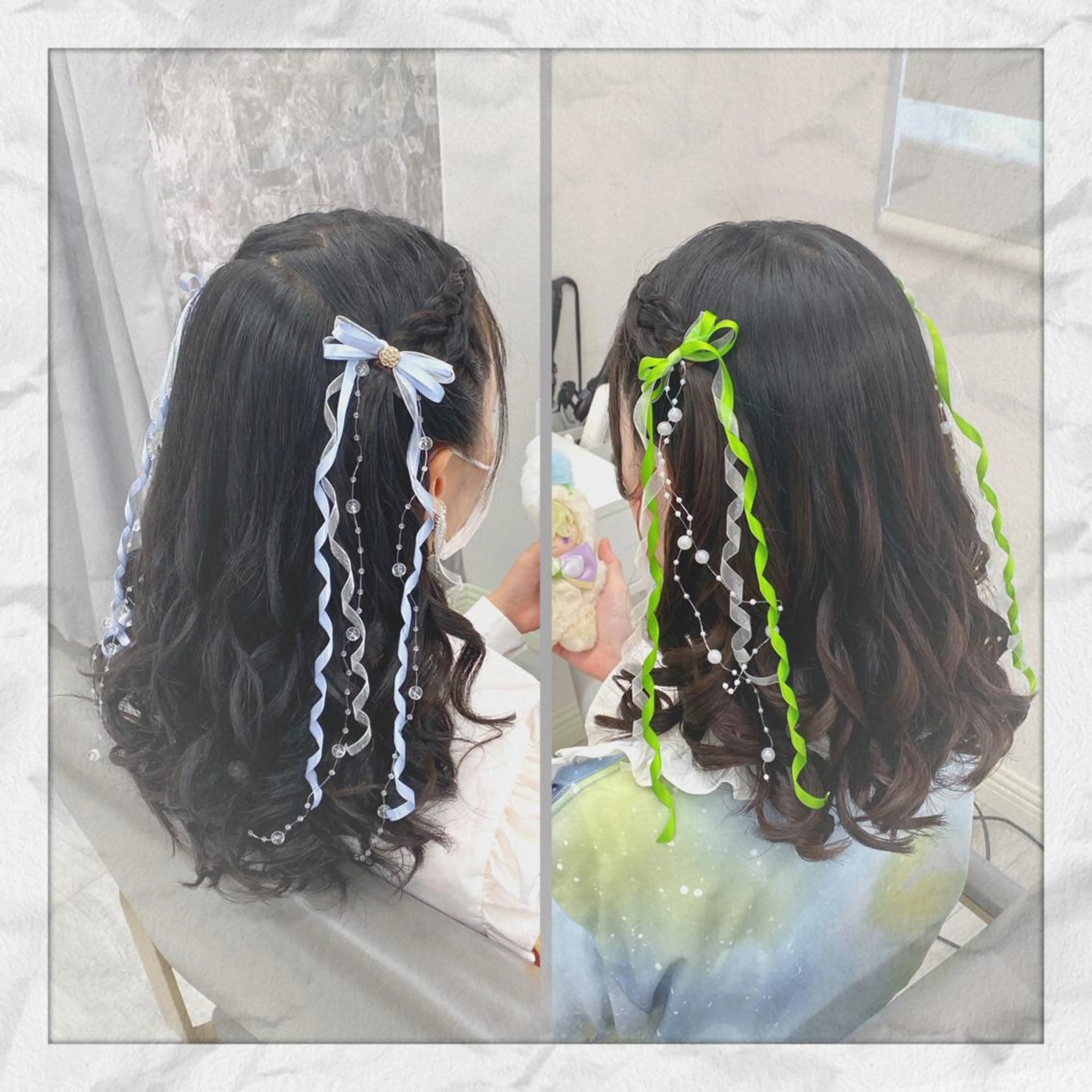 セミロング ヘアアレンジ ヘアセット ヘアセット/着付け 𓇼 松本 夏美𓇼のヘアスタイル