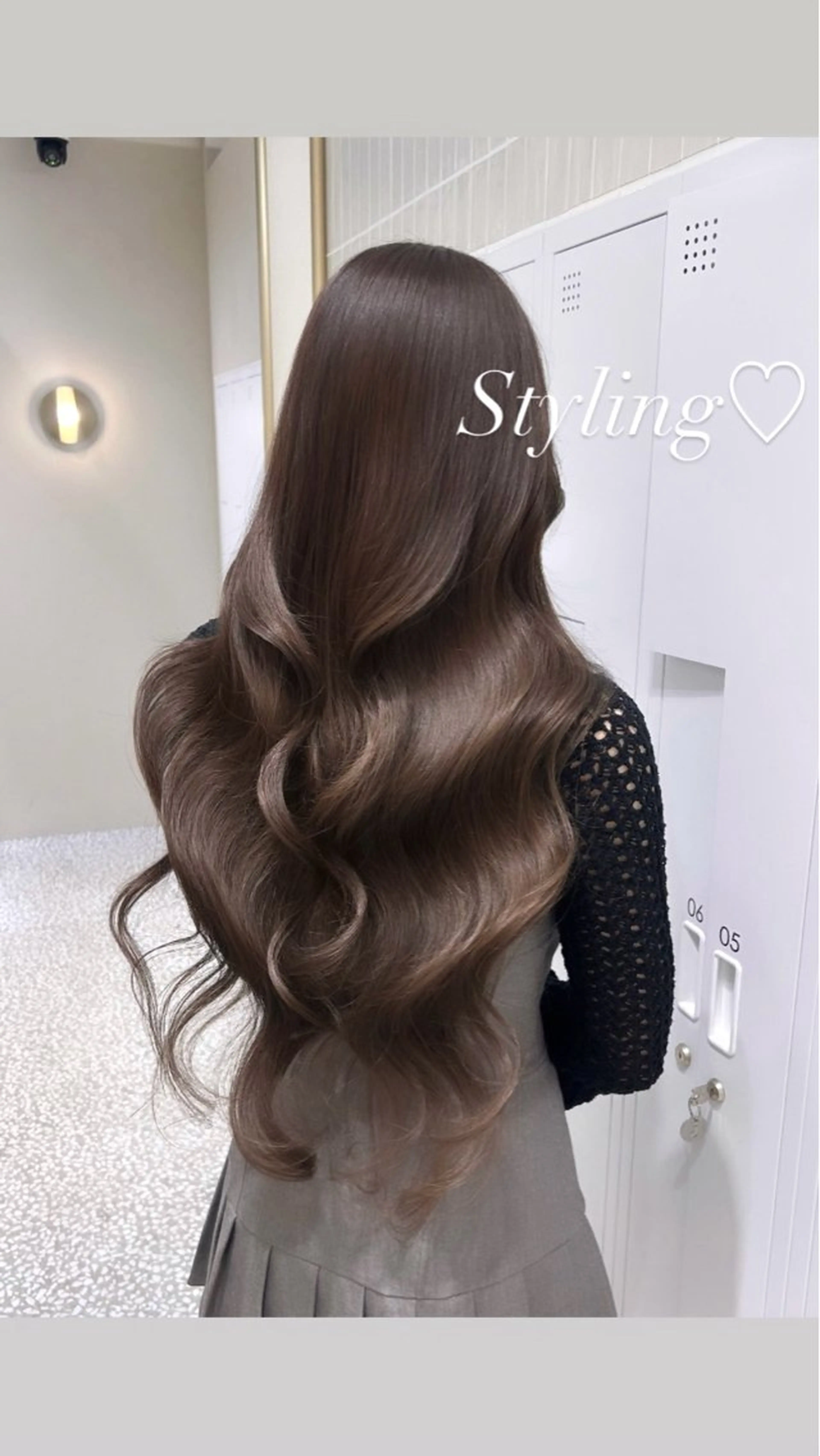 ロング カット ヘアセット 🩷韓国ヘア/ヨシン モリ🩷Maikaのヘアスタイル