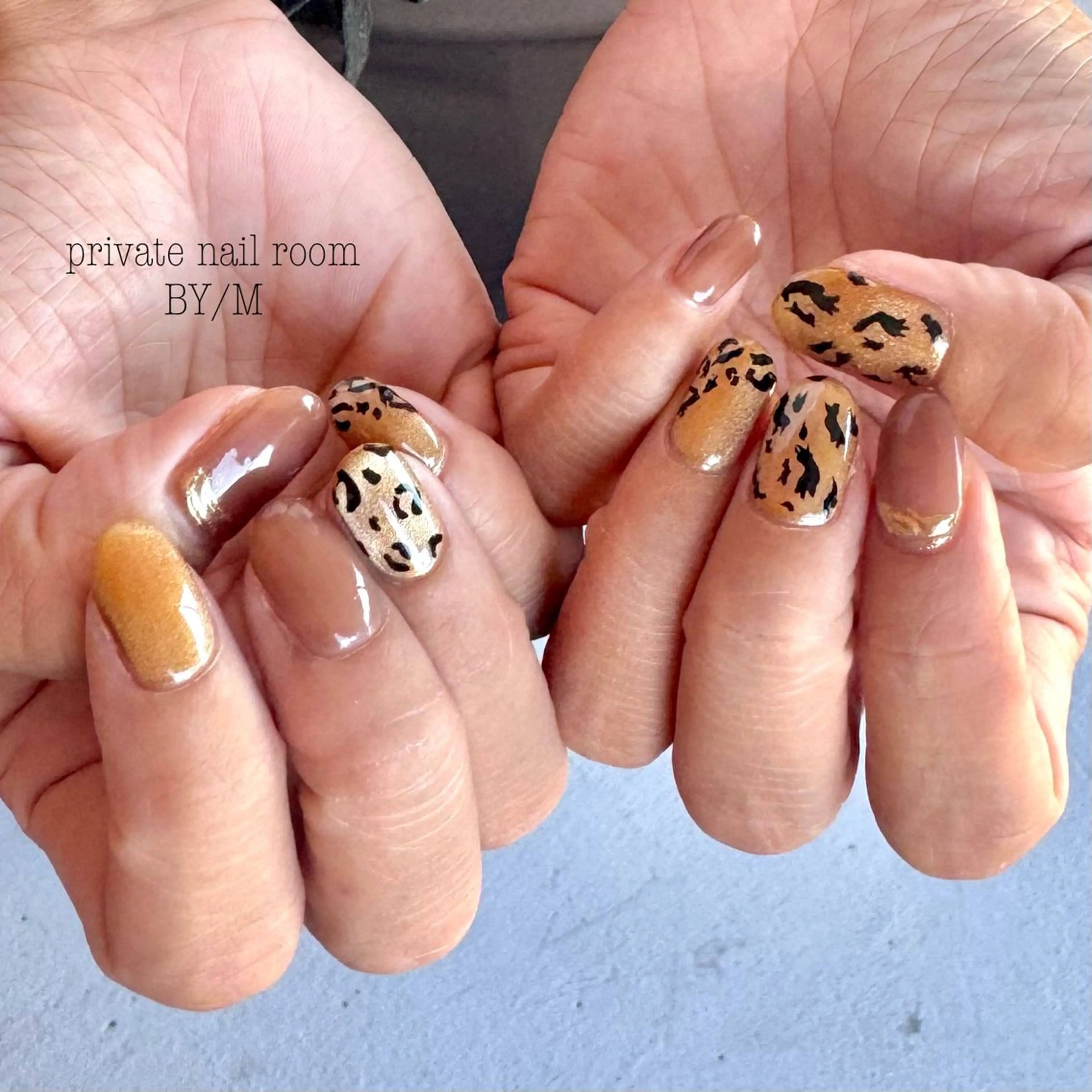 ネイル アニマル柄 持ち込み ハンドネイル BY / Mのネイルデザイン