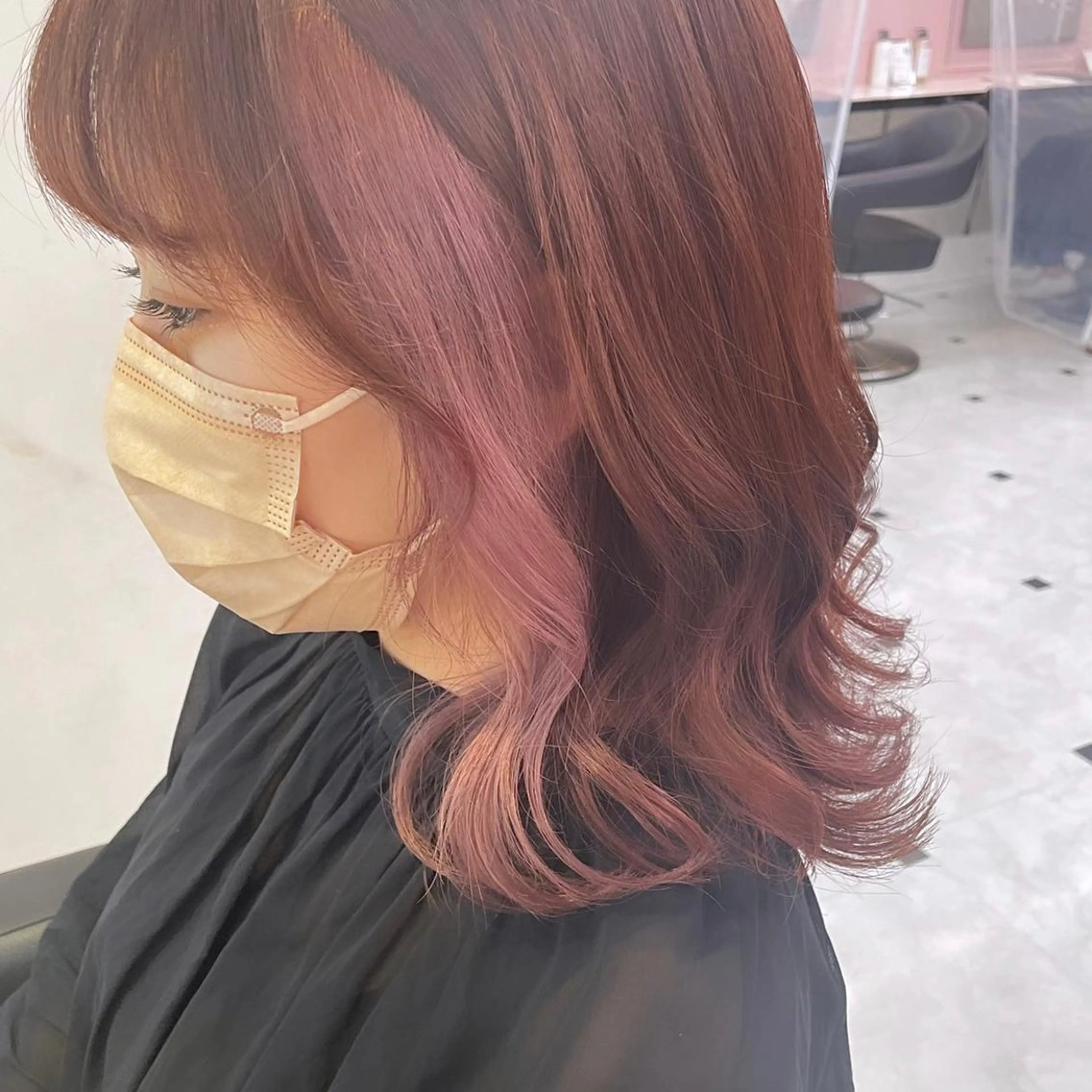 ミディアム カラー 🩰透明感カラー♡ UTA🩰のヘアスタイル