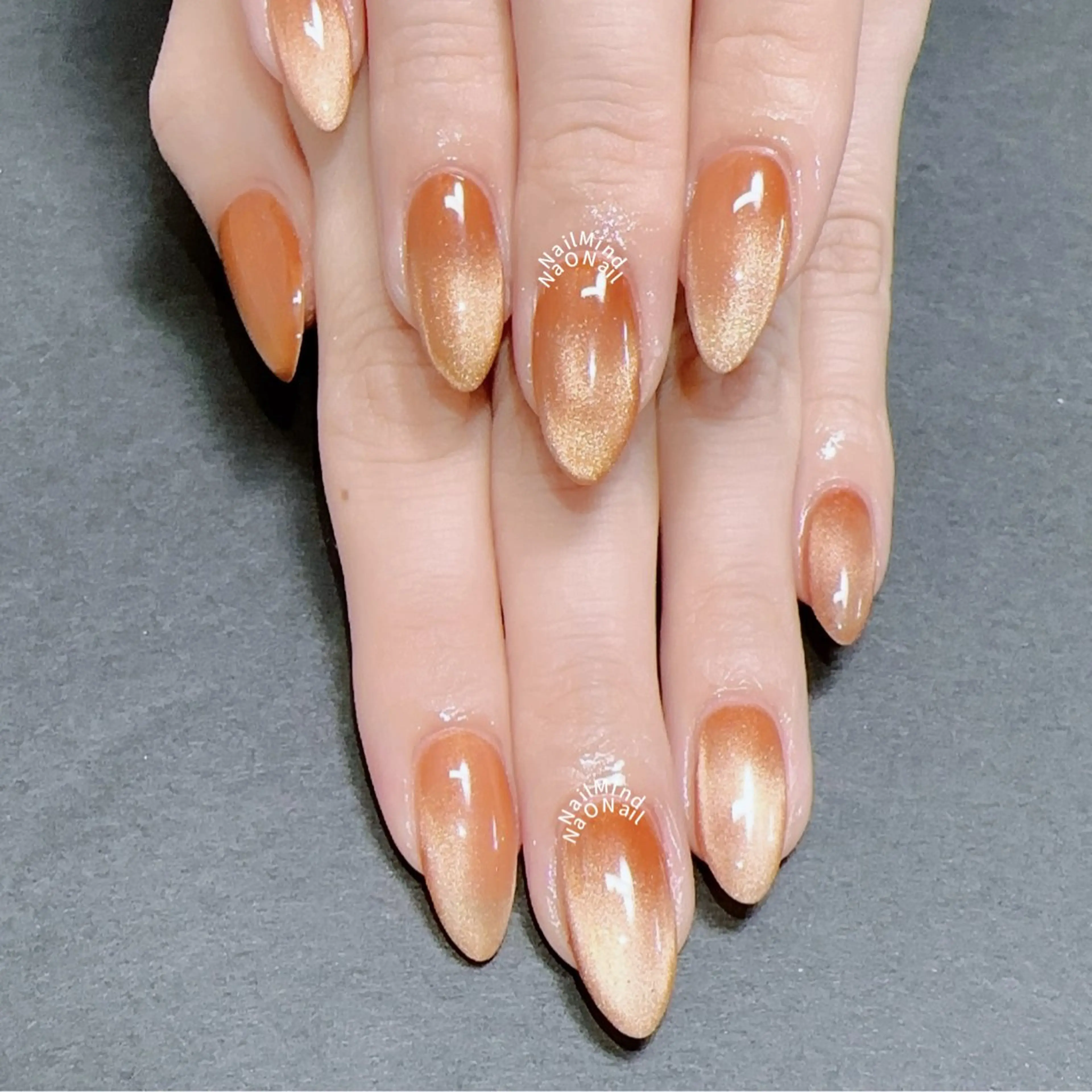 ネイル グラデーション マグネットネイル ハンドネイル Nail Mind (NaONail）のネイルデザイン