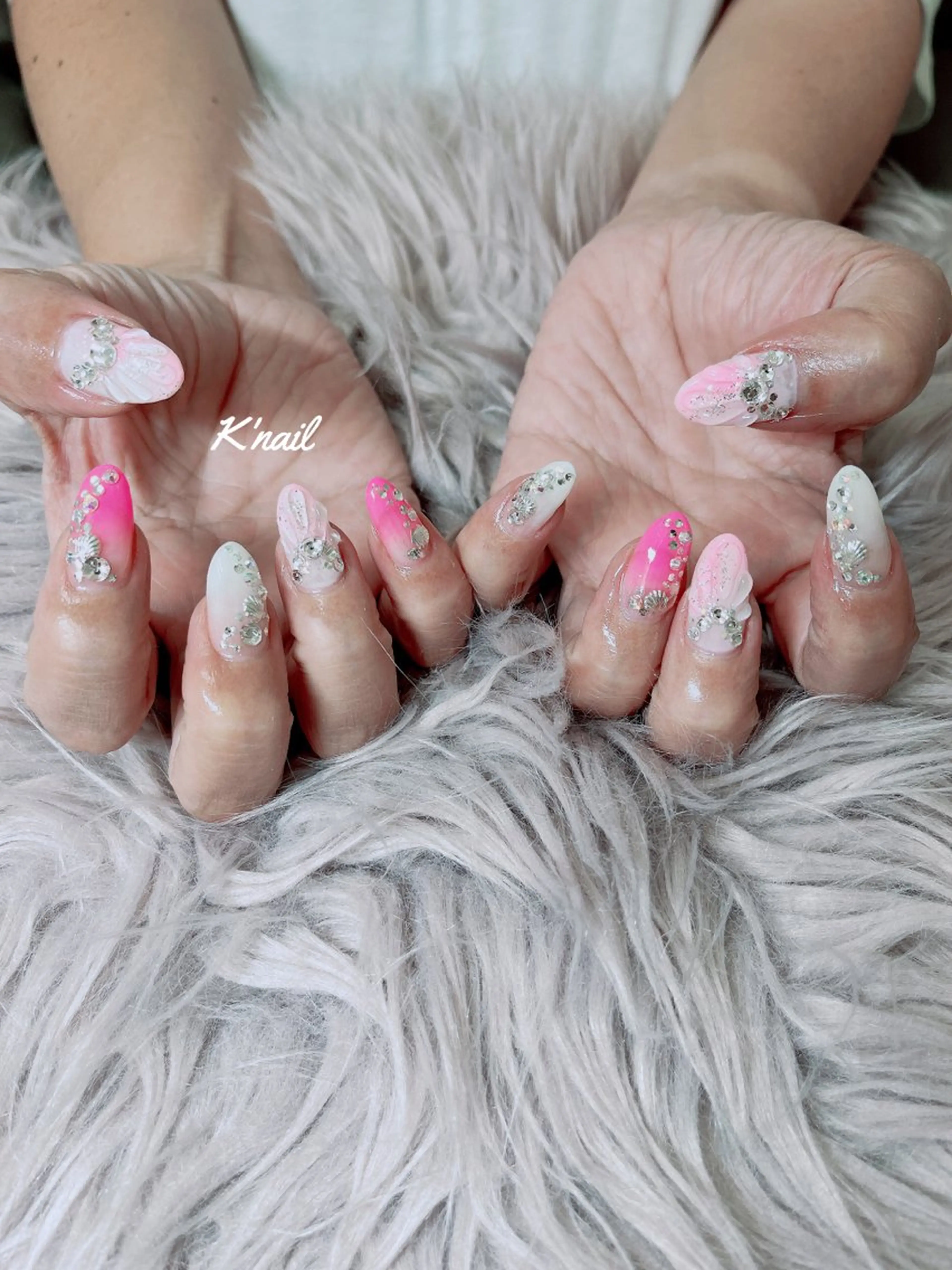 ネイル ストーンネイル K'nail tomokaのネイルデザイン