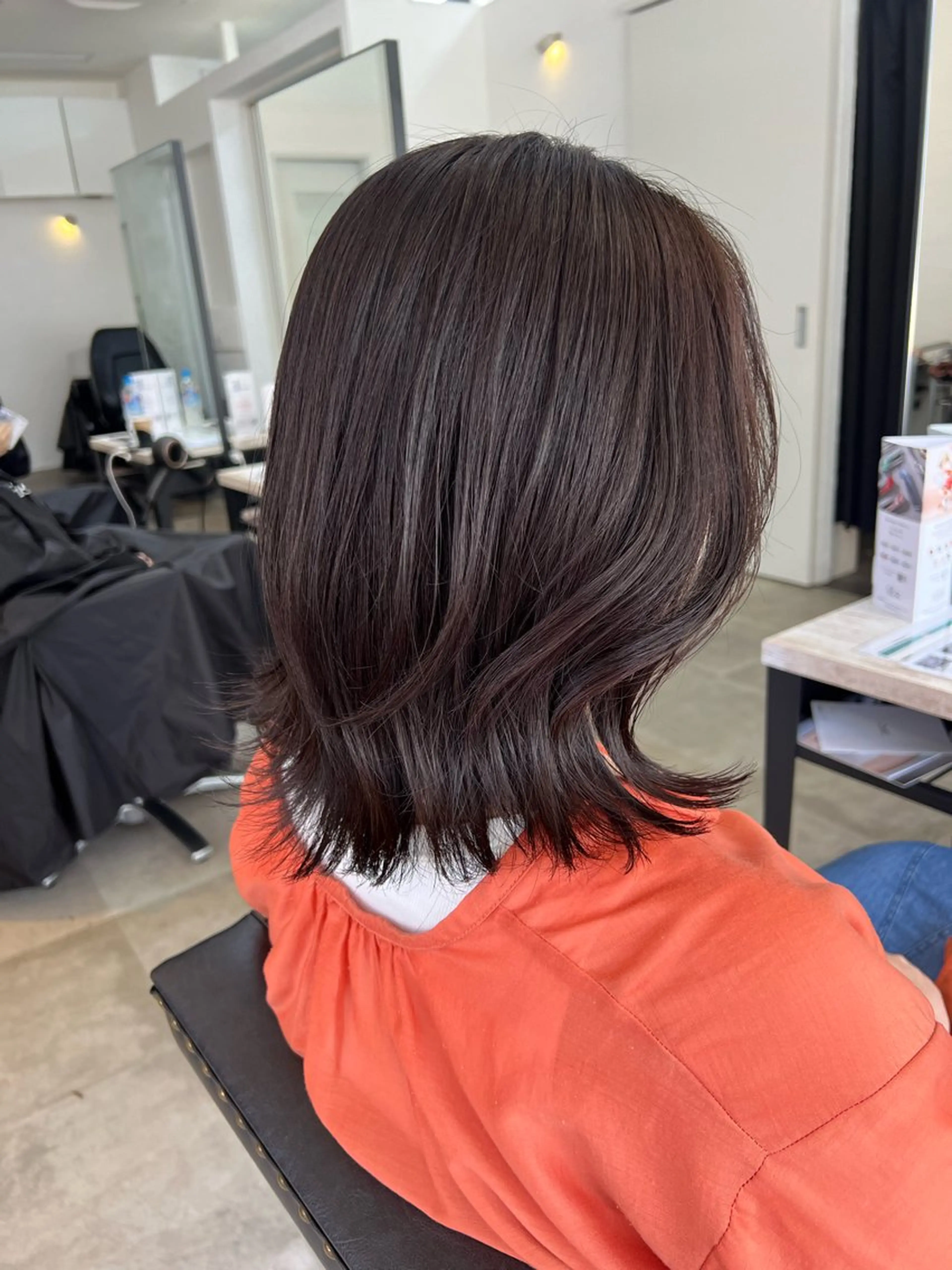 ミディアム カラー 🥀韓国ヘア🥀 宮津真菜のヘアスタイル