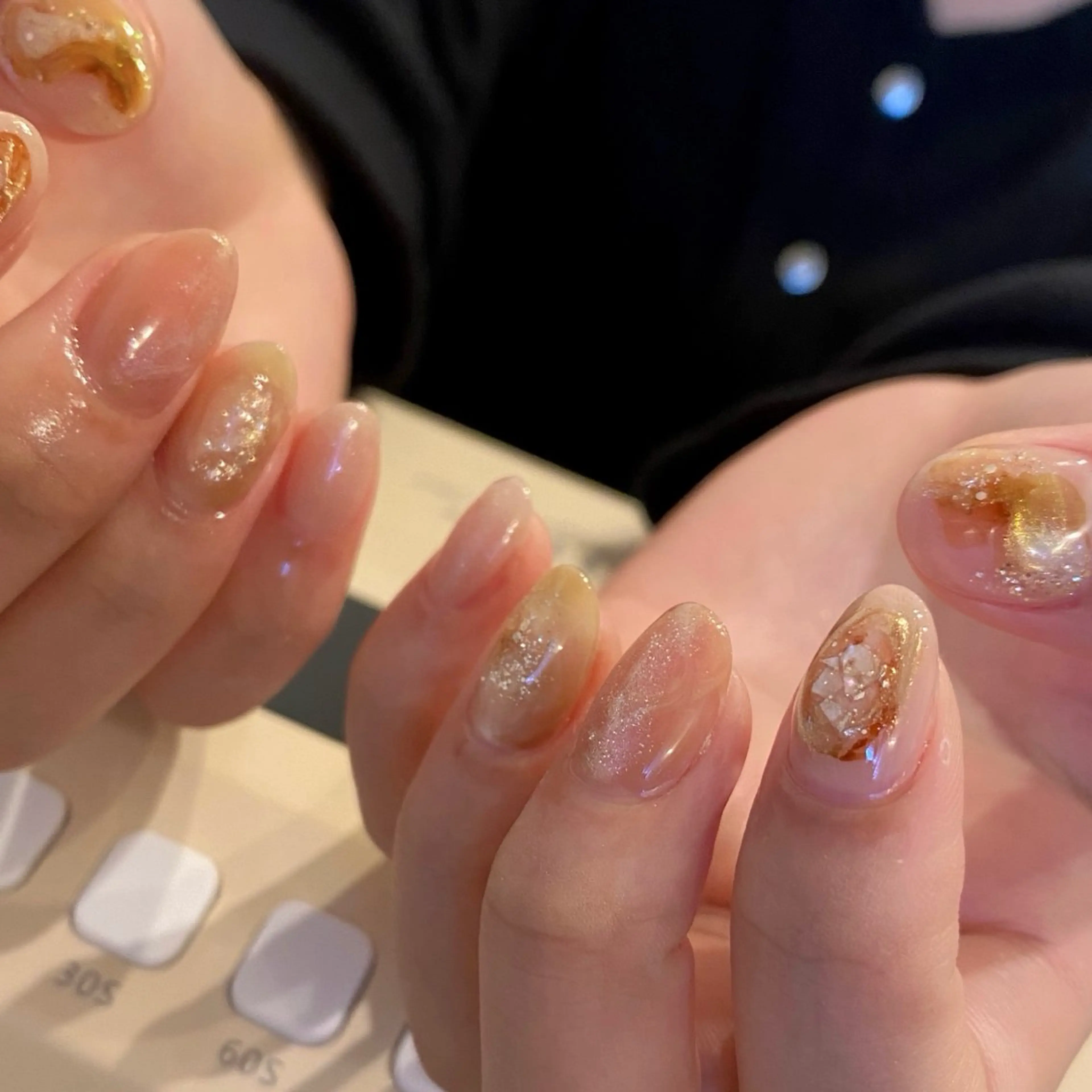 ネイル ニュアンスネイル シンプルネイル 春ネイル amuse ニュアンス/個性派のネイルデザイン