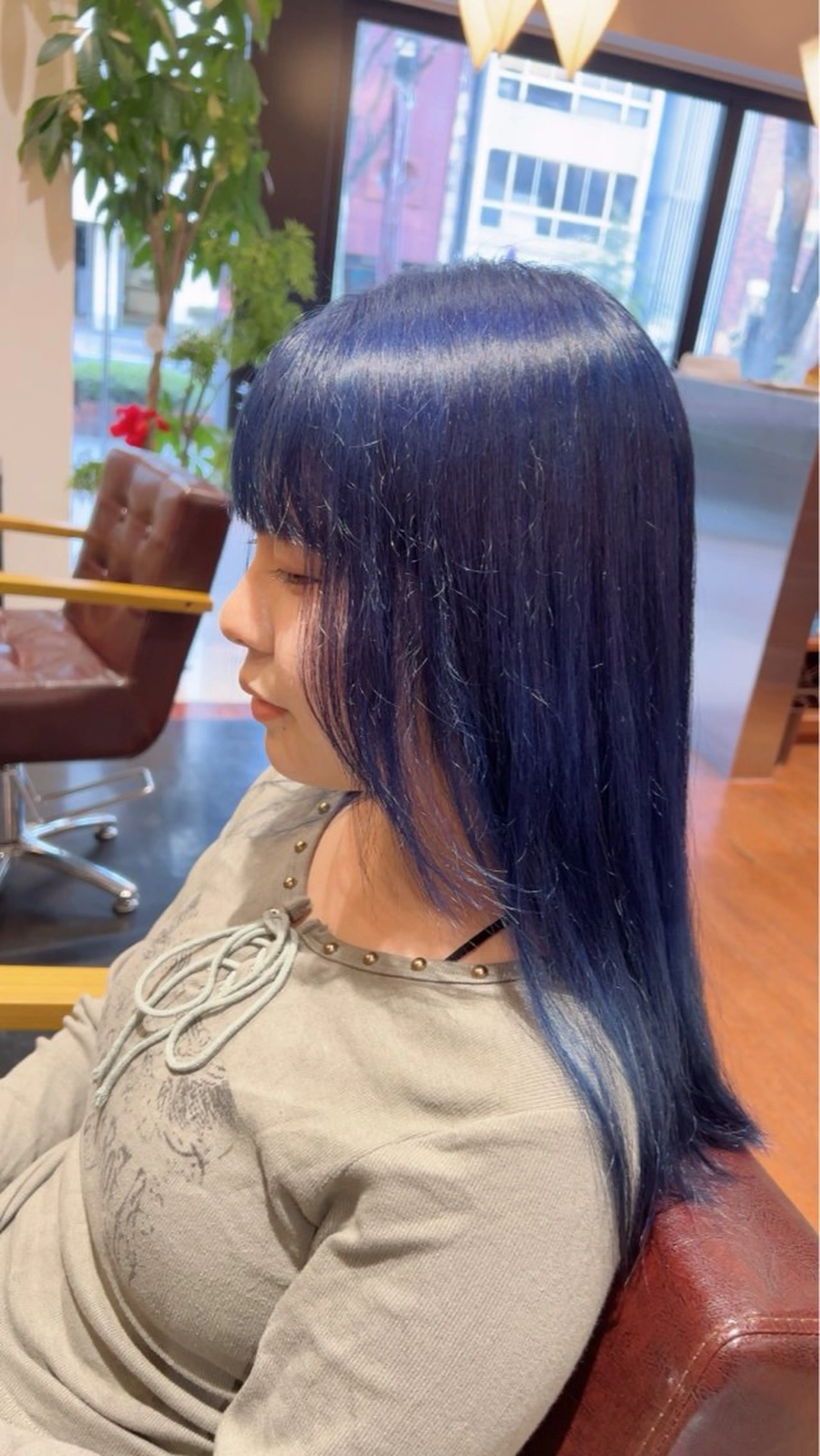 セミロング 安藤 伸一のヘアスタイル