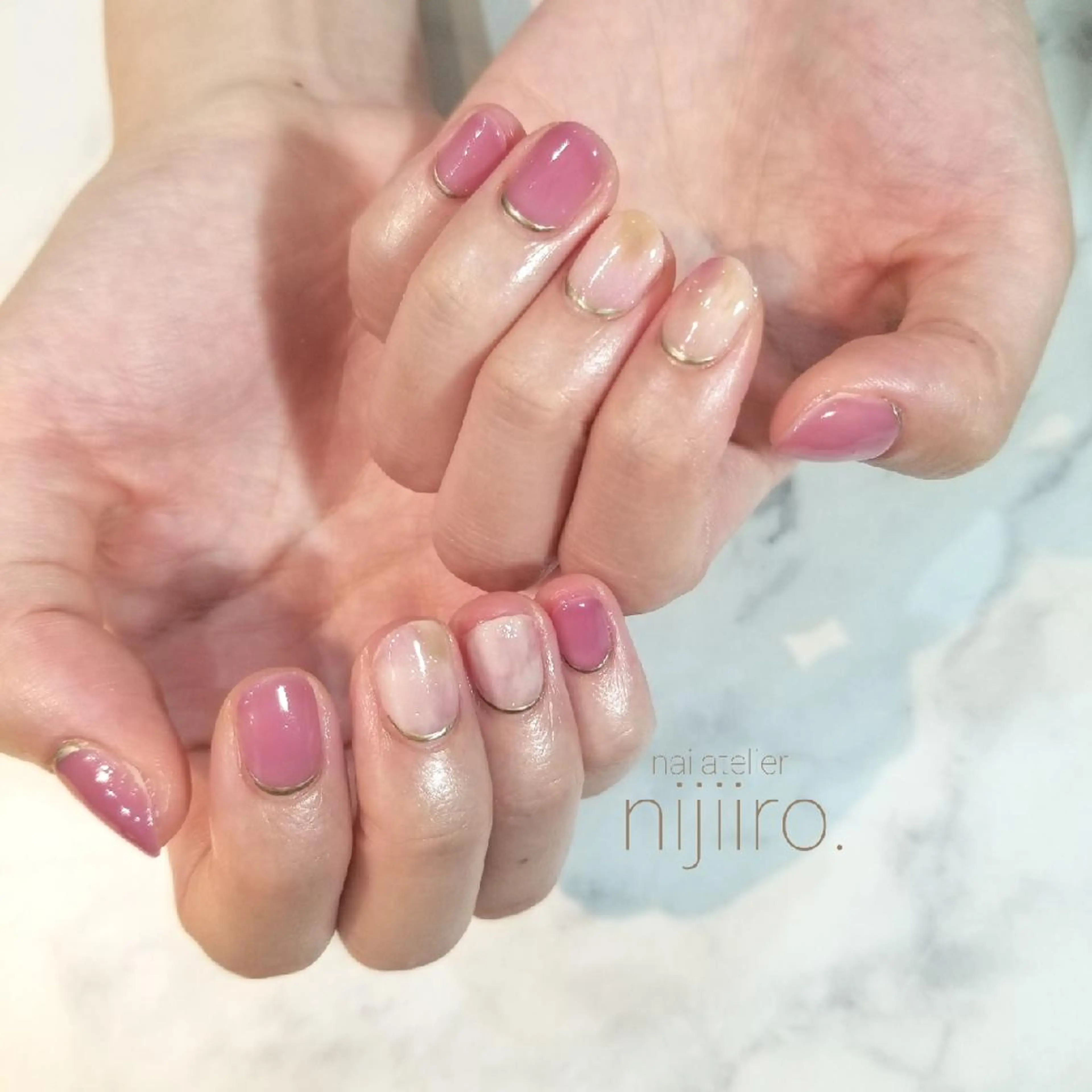 ネイル ハンドネイル nijiiro🌈 サトウのネイルデザイン