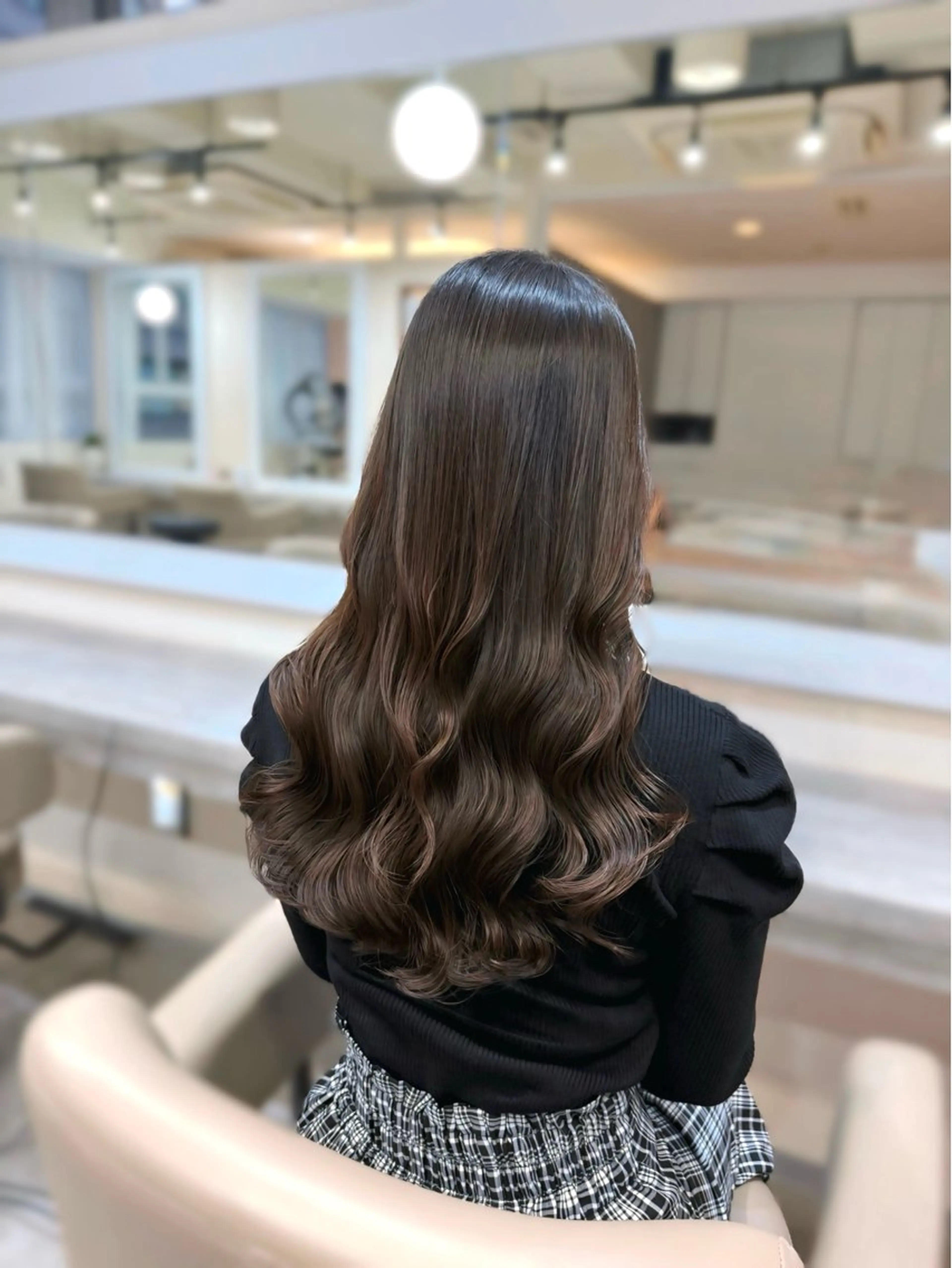 ロング 韓国風ヘア 韓国風パーマ/ 菅沼 成郷のヘアスタイル