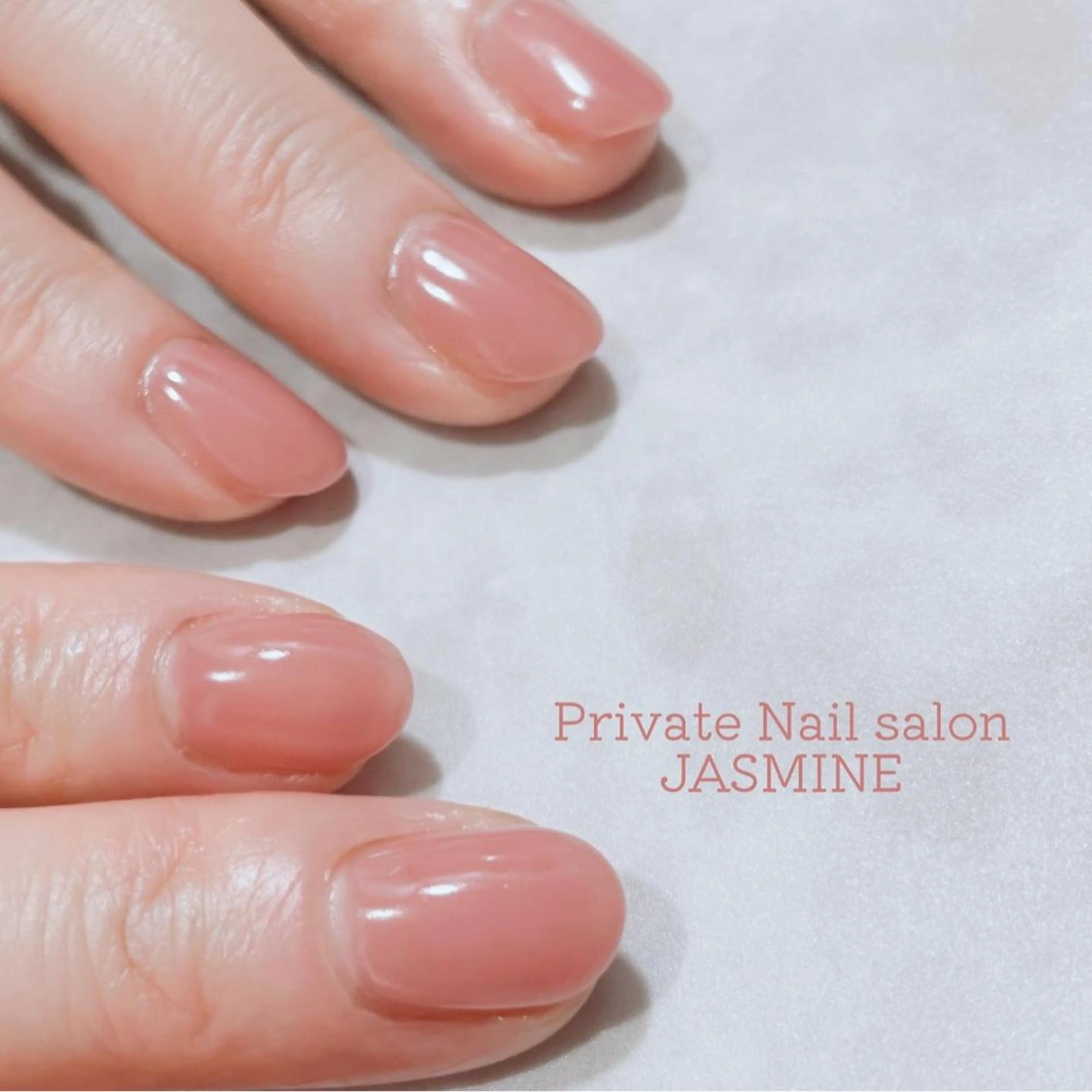 ネイル オフィスネイル ワンカラーネイル ハンドネイル Nail salon JASMINEのネイルデザイン