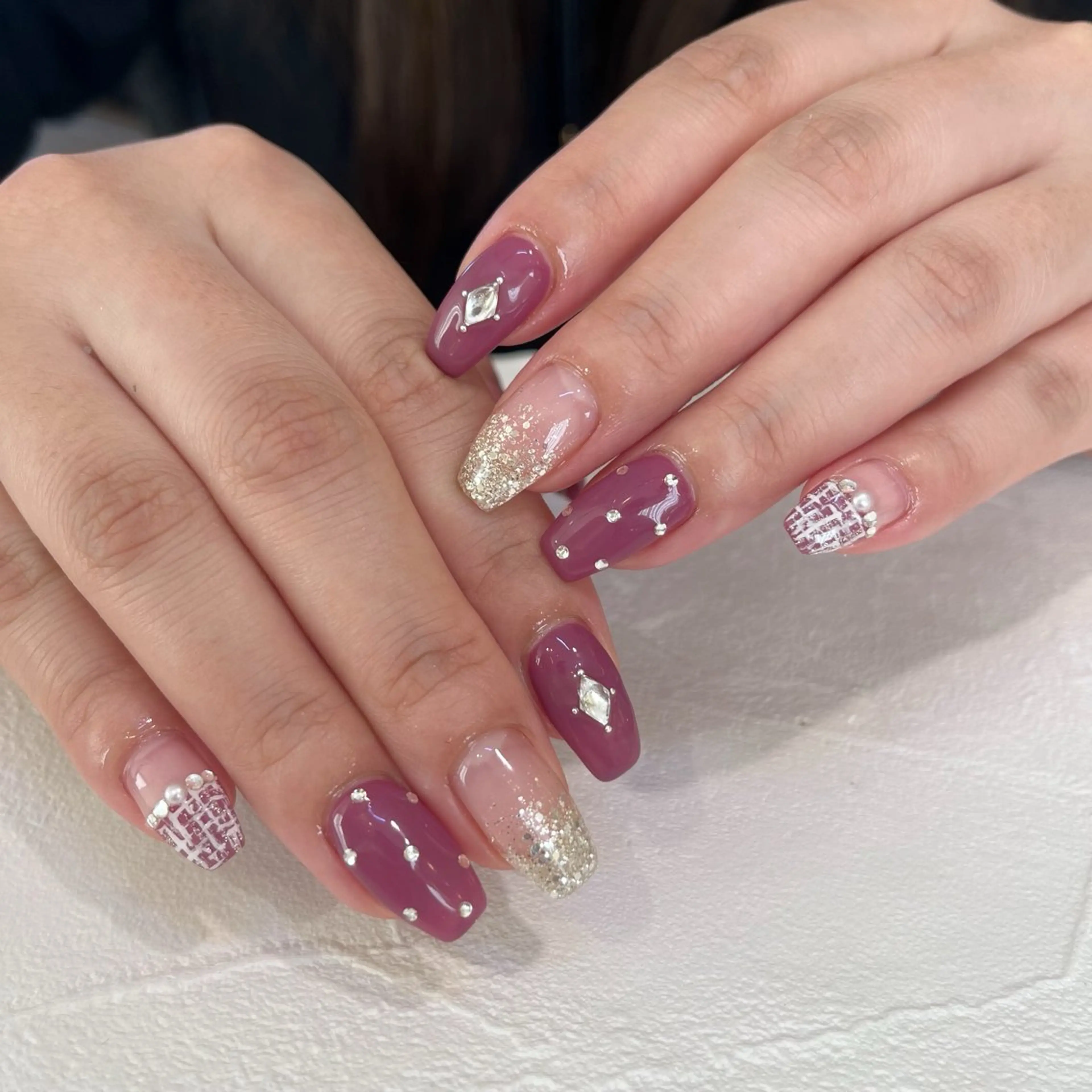 ネイル ハンドネイル 鈴木 里奈のネイルデザイン