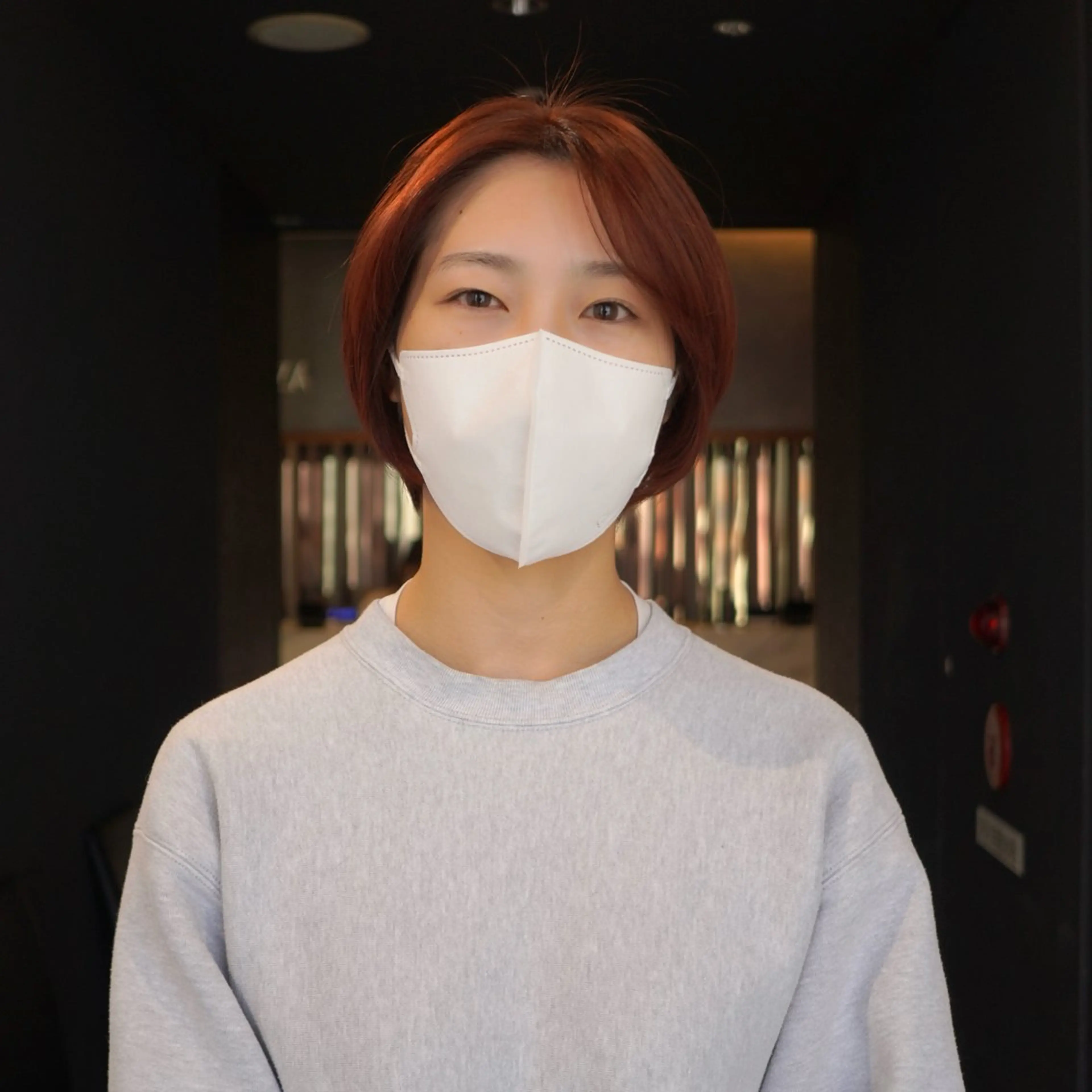 ショート カラー 飯田 優花/カットモデルのヘアスタイル