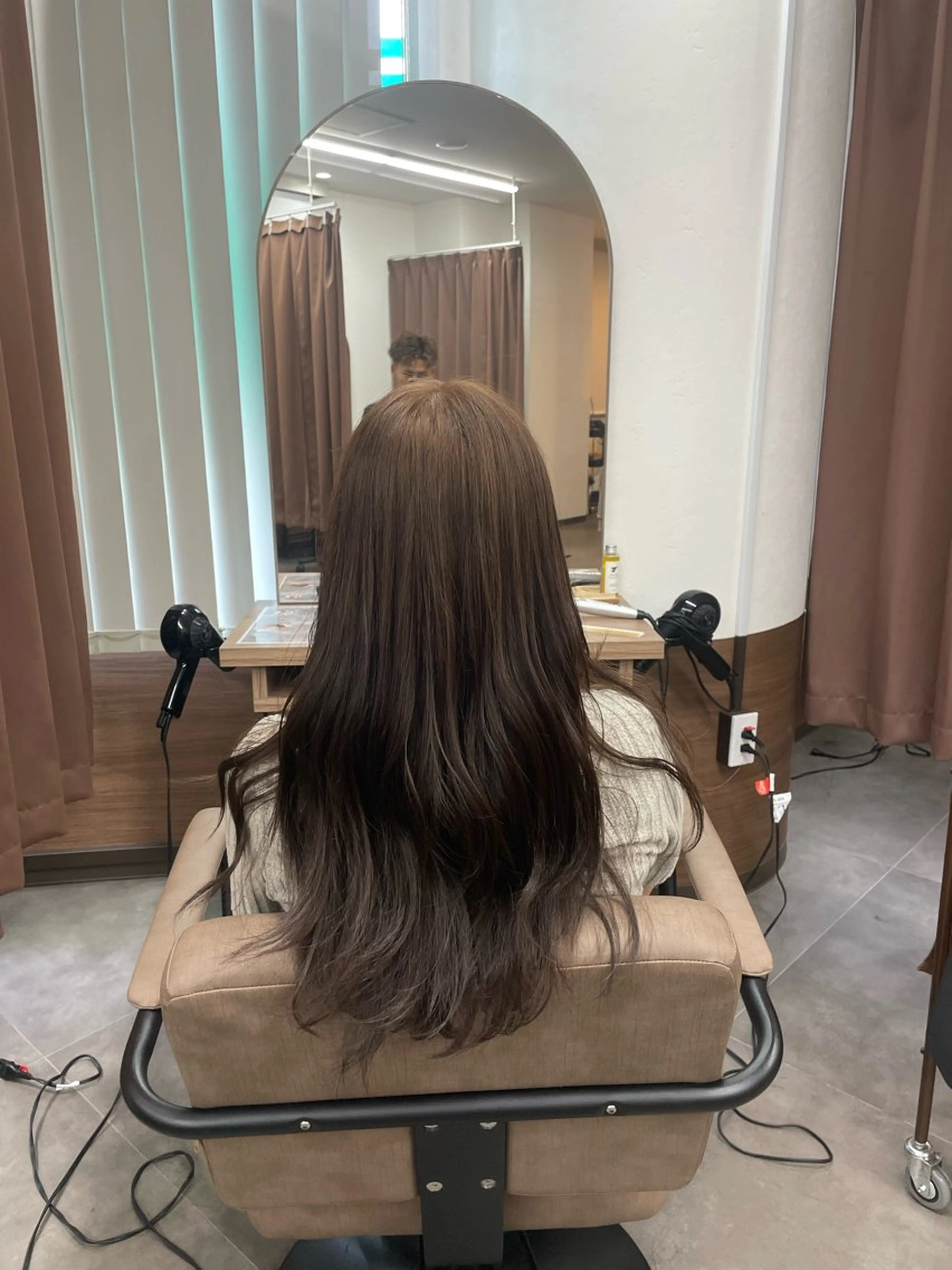 ロング カラー 登 愛のヘアスタイル