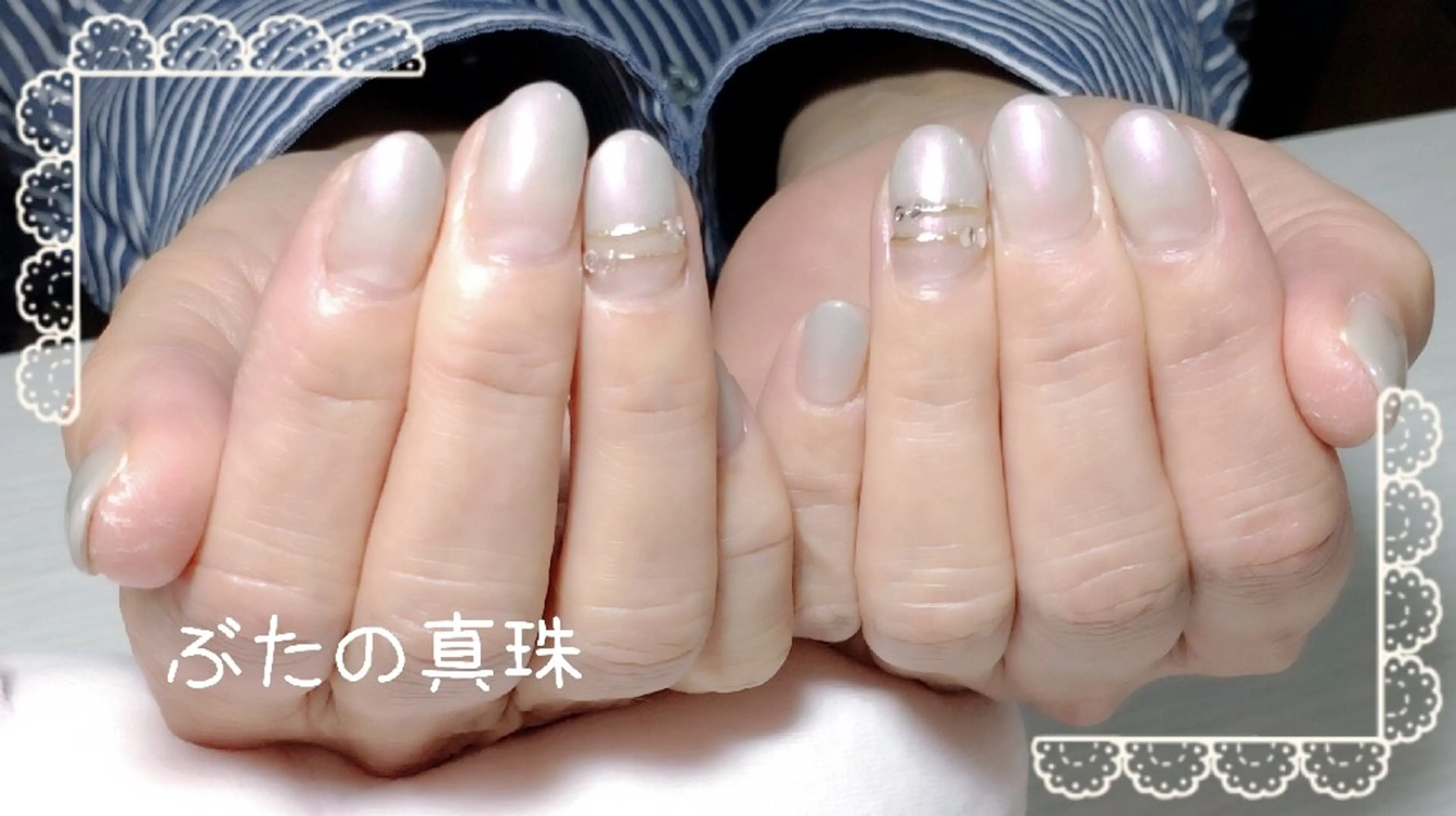 ネイル ハンドネイル 林 珠里のネイルデザイン