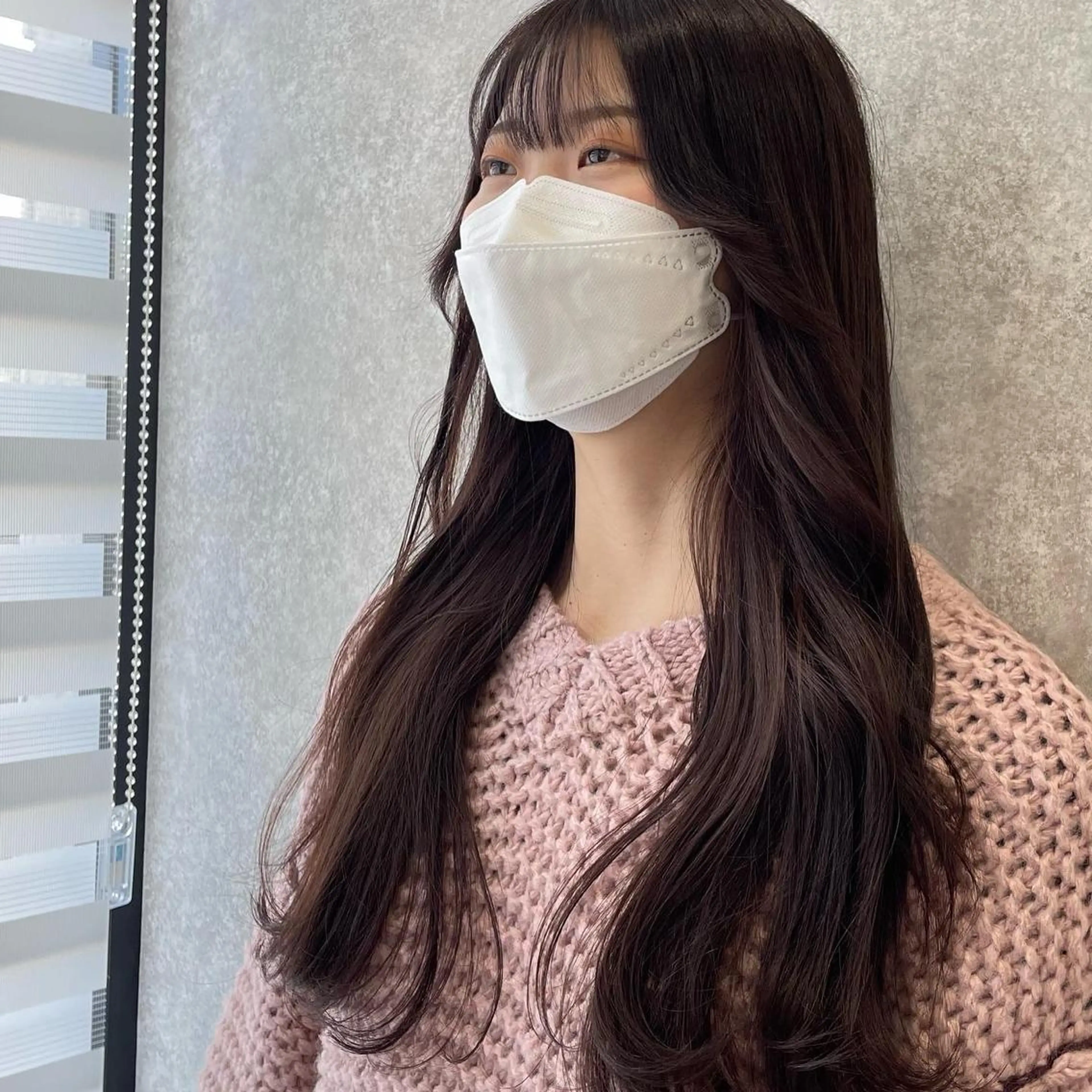 ロング カラー たなか りなのヘアスタイル