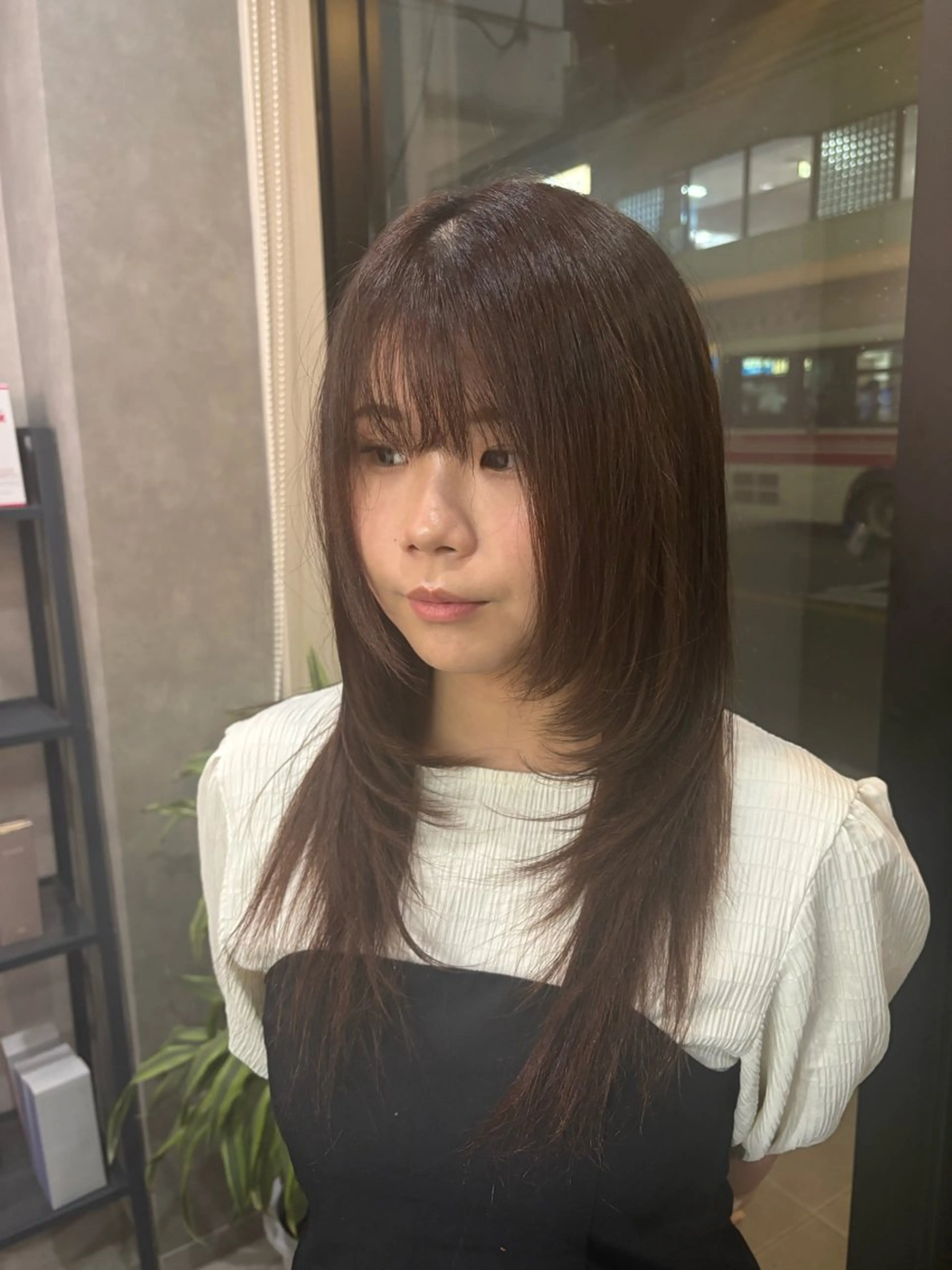 ロング レイヤーカット カット 寺田 蒼志のヘアスタイル