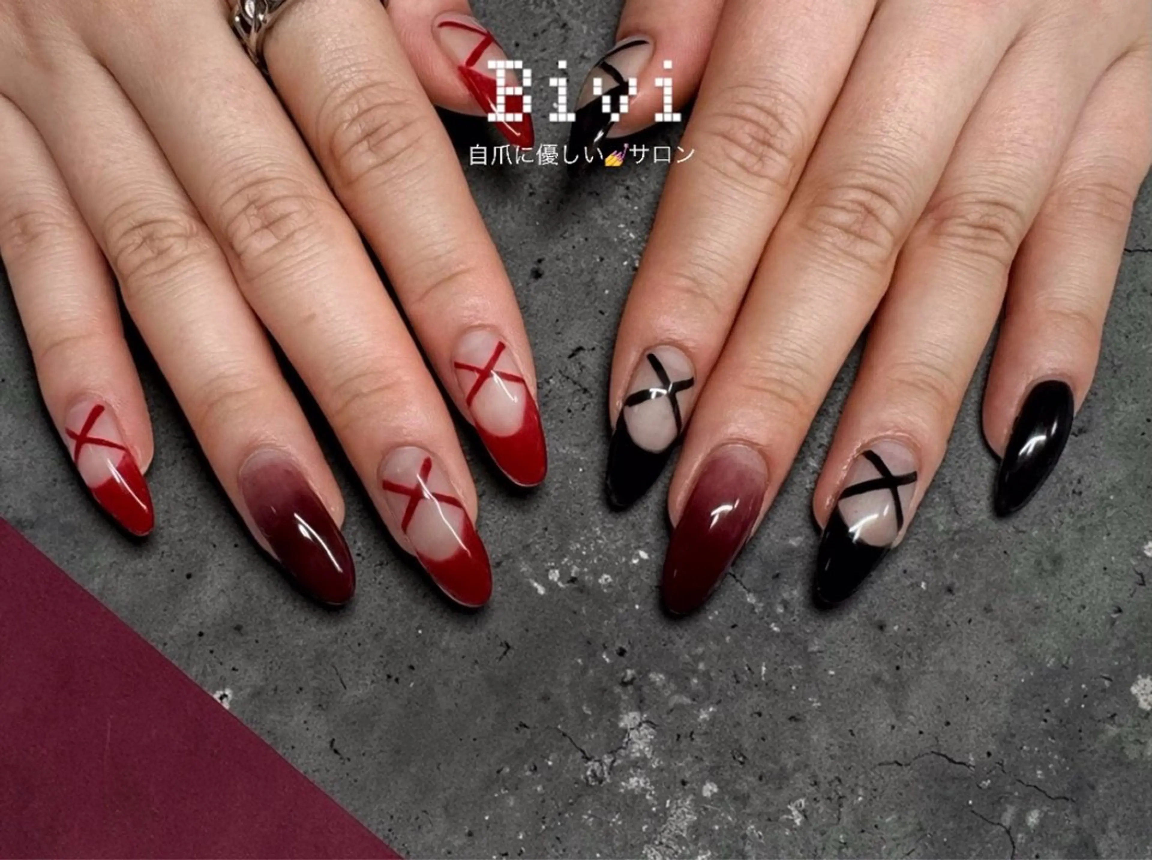 ネイル ラメ(グリッター) 持ち込み シンプルネイル ハンドネイル ハンドケア ♡Bivi♡自爪に 優しいネイルサロンのネイルデザイン