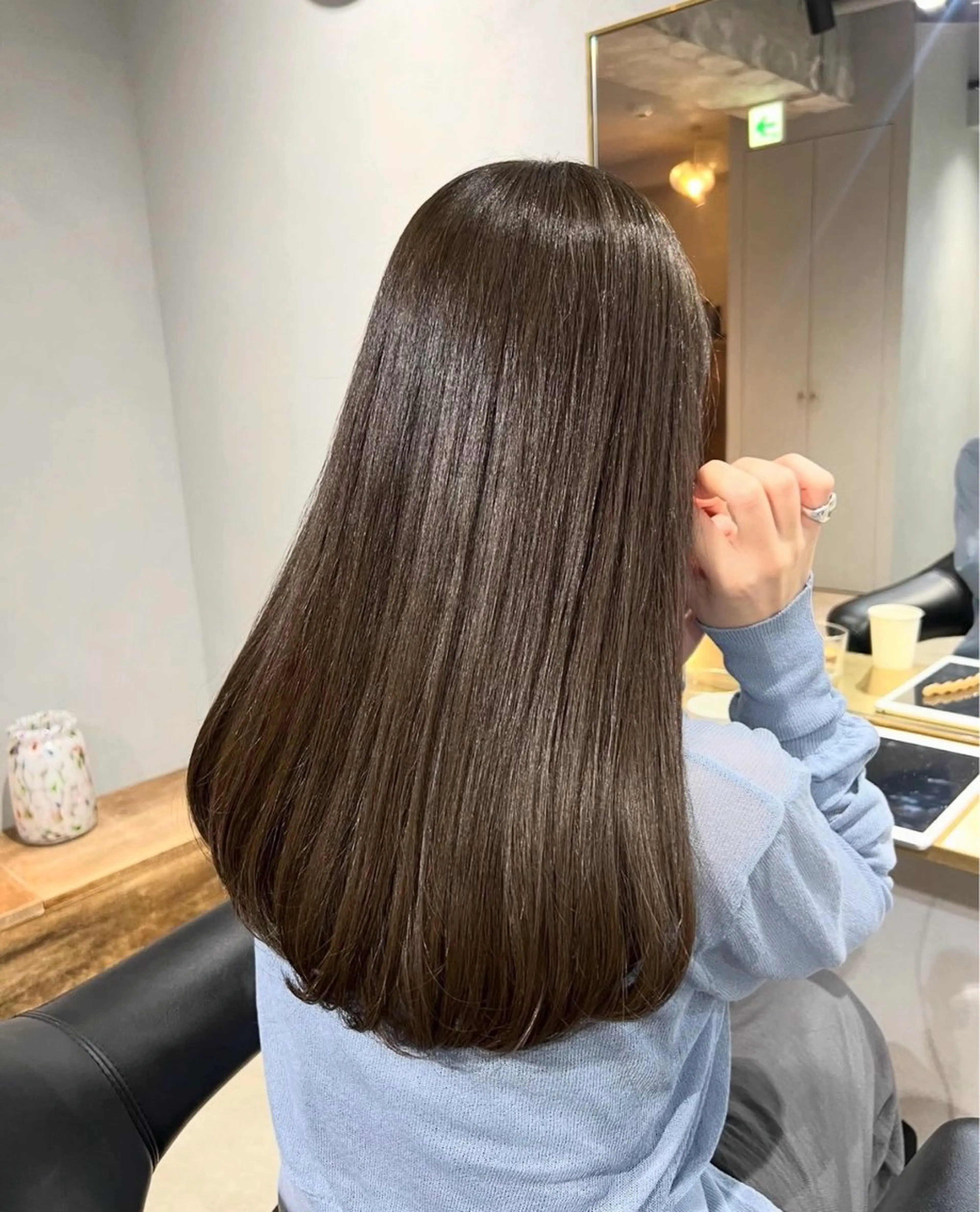 ロング カラー ヘアカラー トリートメント akane/ボブ /ブラウンベージュのヘアスタイル