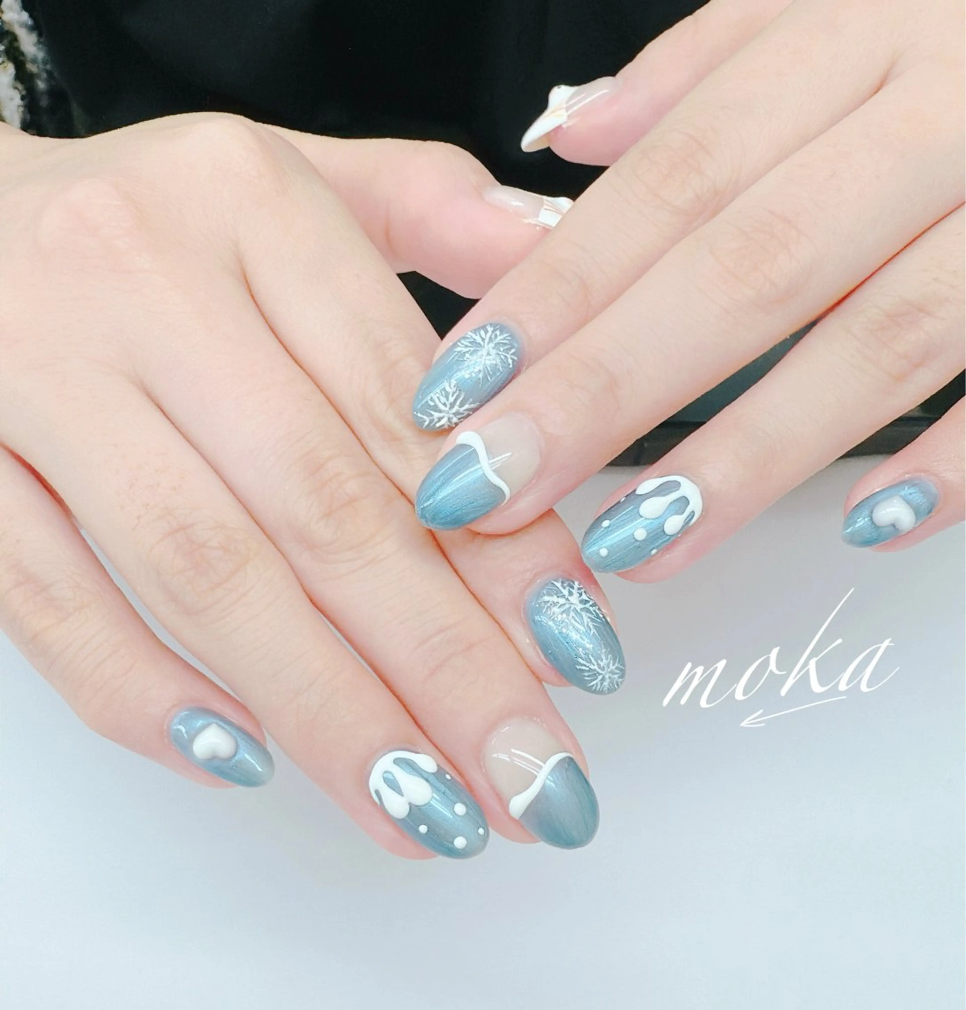 ネイル ハンドネイル ハンドケア 胡蝶蘭レディースサロ ンNailMOKAのネイルデザイン