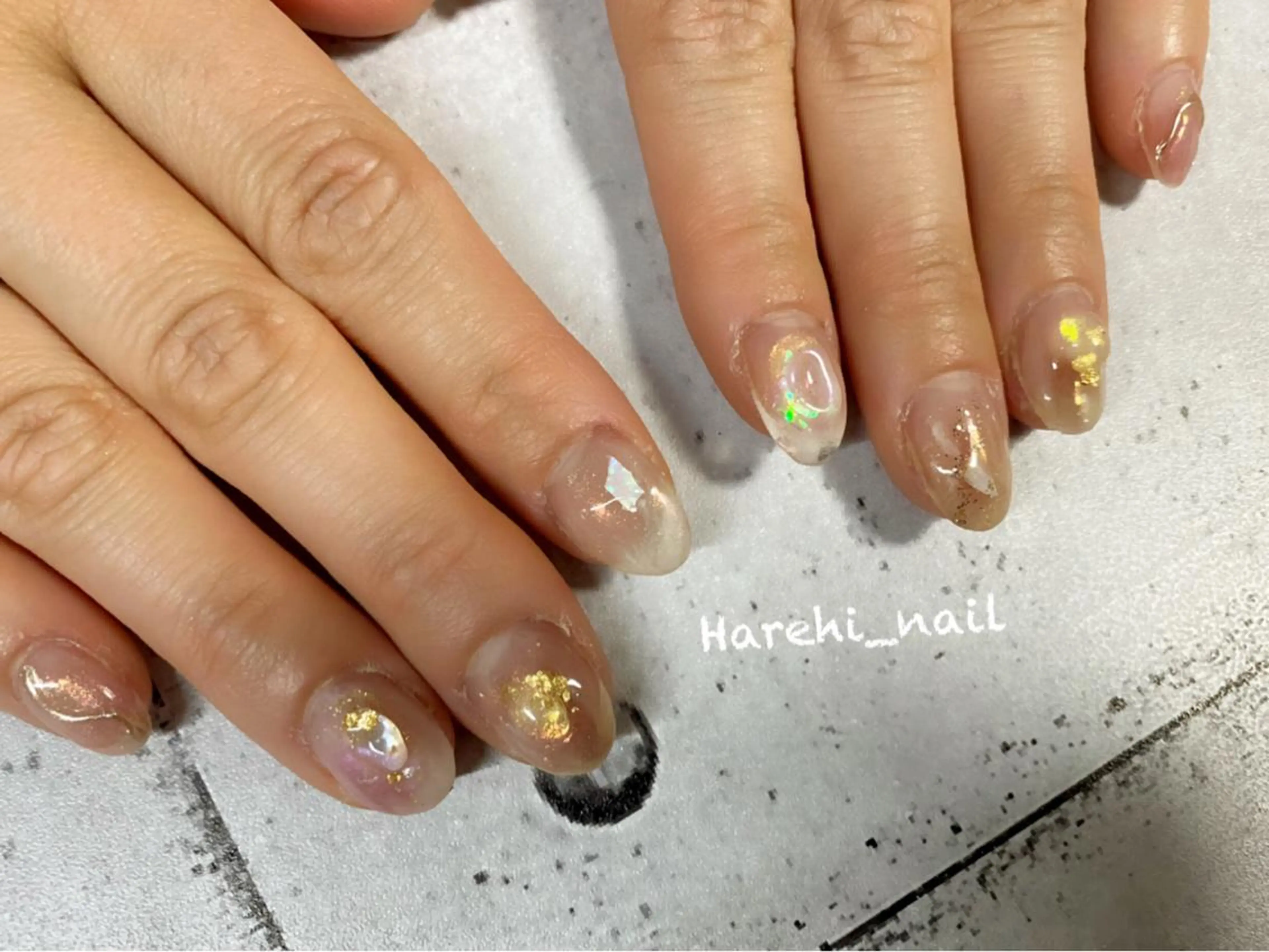 ネイル ハンドネイル Harehi_ nailのネイルデザイン