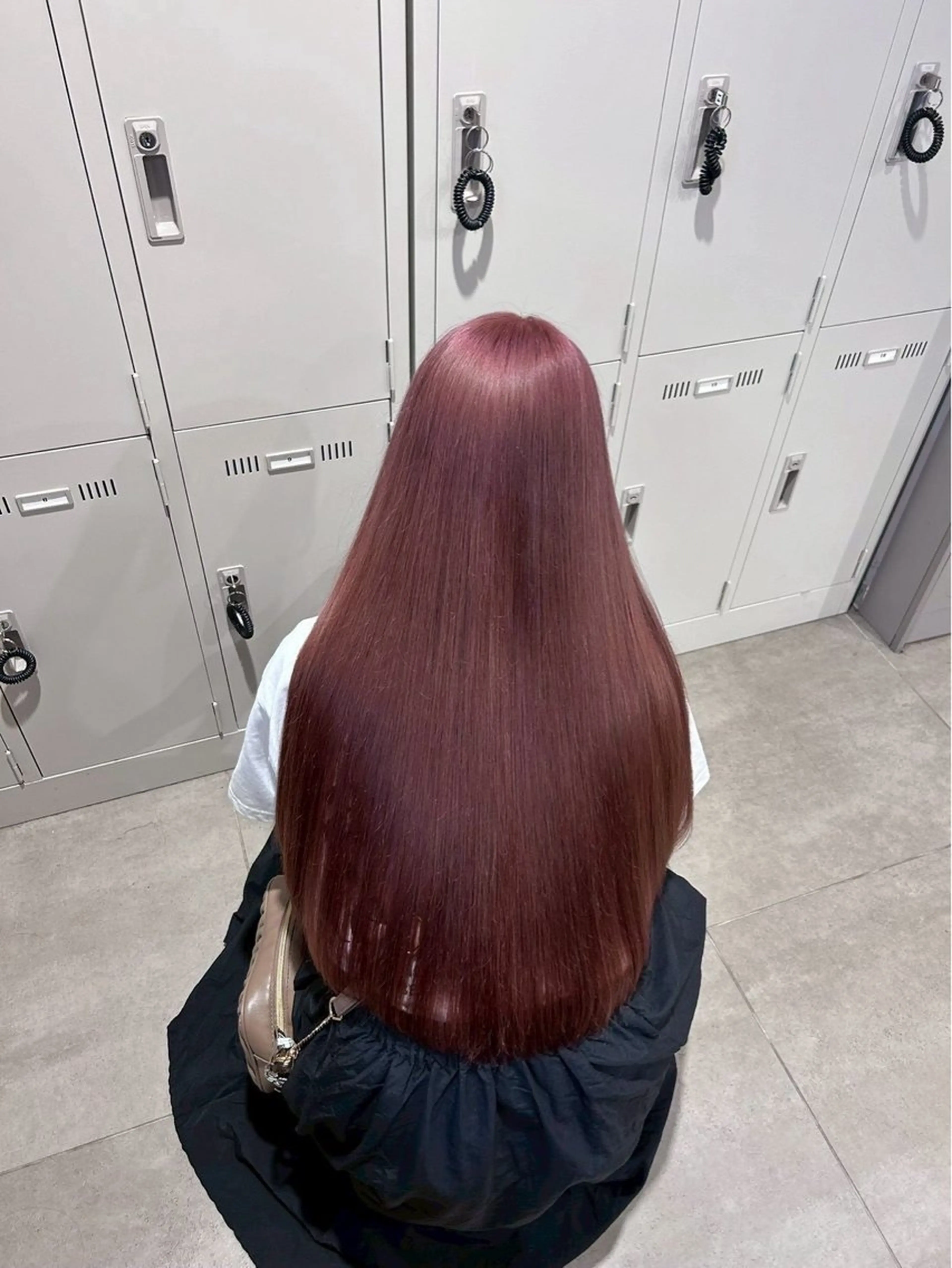 ロング カラー ヘアアレンジ メンズ ヘアカラー トリートメント 小高 咲蘭のヘアスタイル