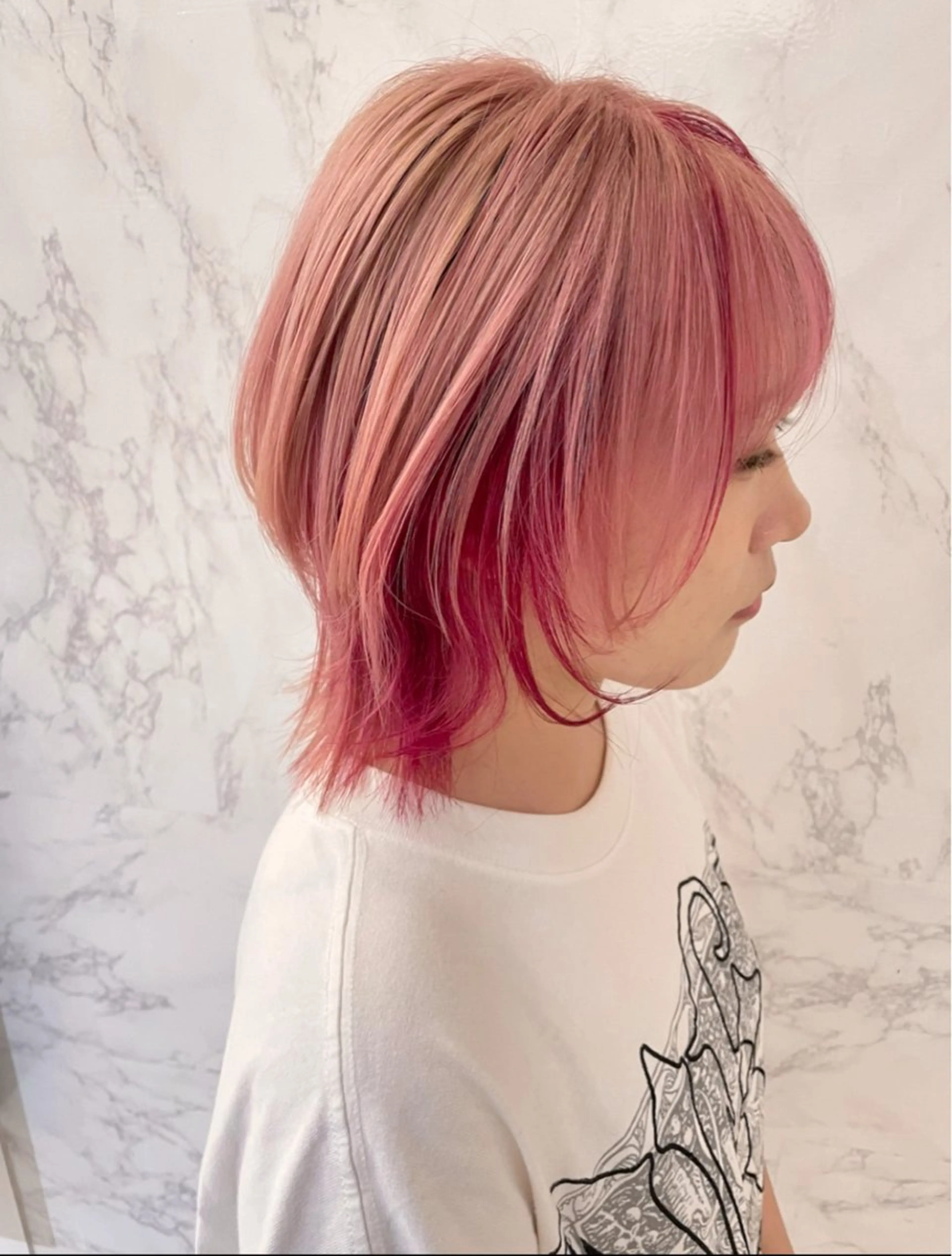 ミディアム 小顔カット/レイヤー 【WiLL】加藤のヘアスタイル