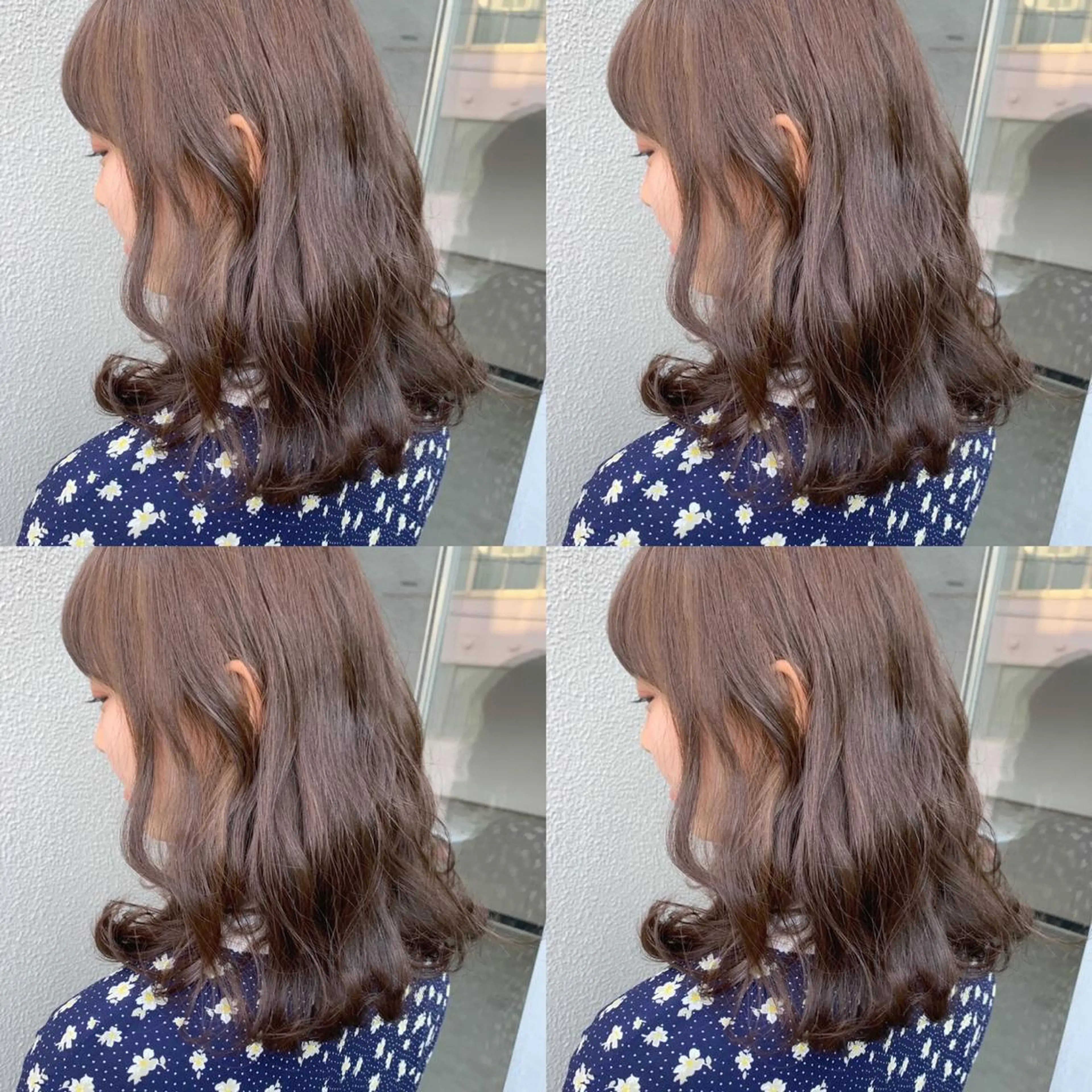 ロング カラー パーマ 艶髪・酸性ストレート フリツのヘアスタイル