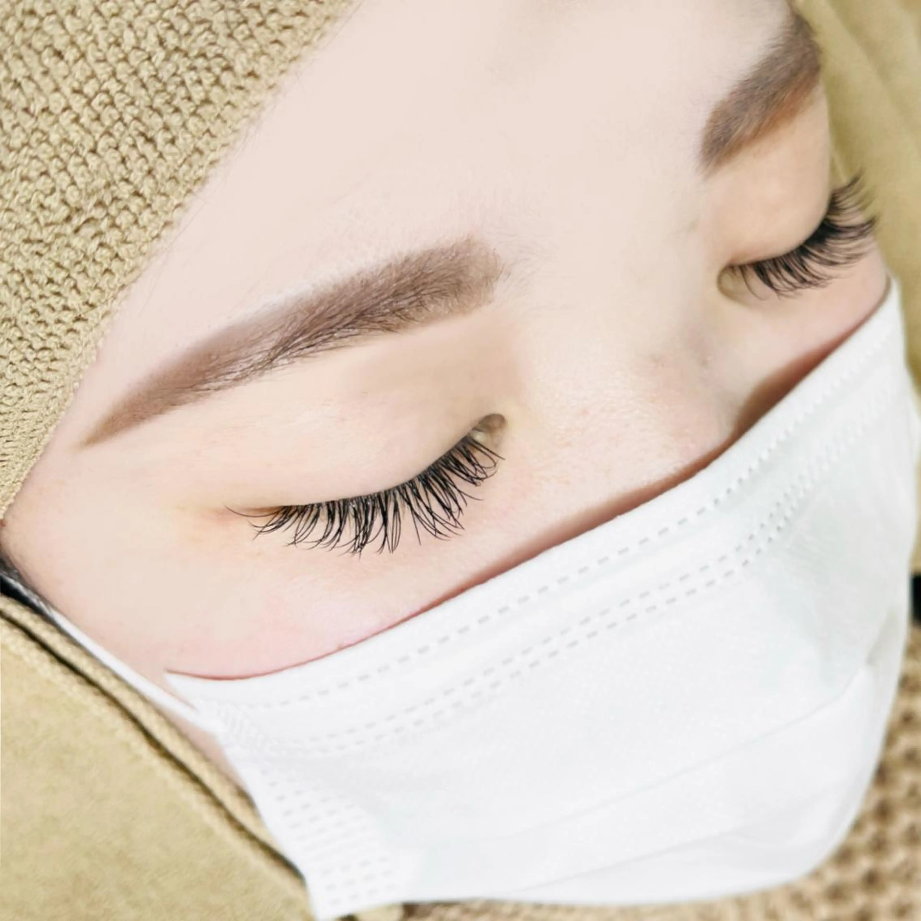 マツエク・マツパ Cカール ナチュラル White Camellia○椿のマツエク・マツパデザイン