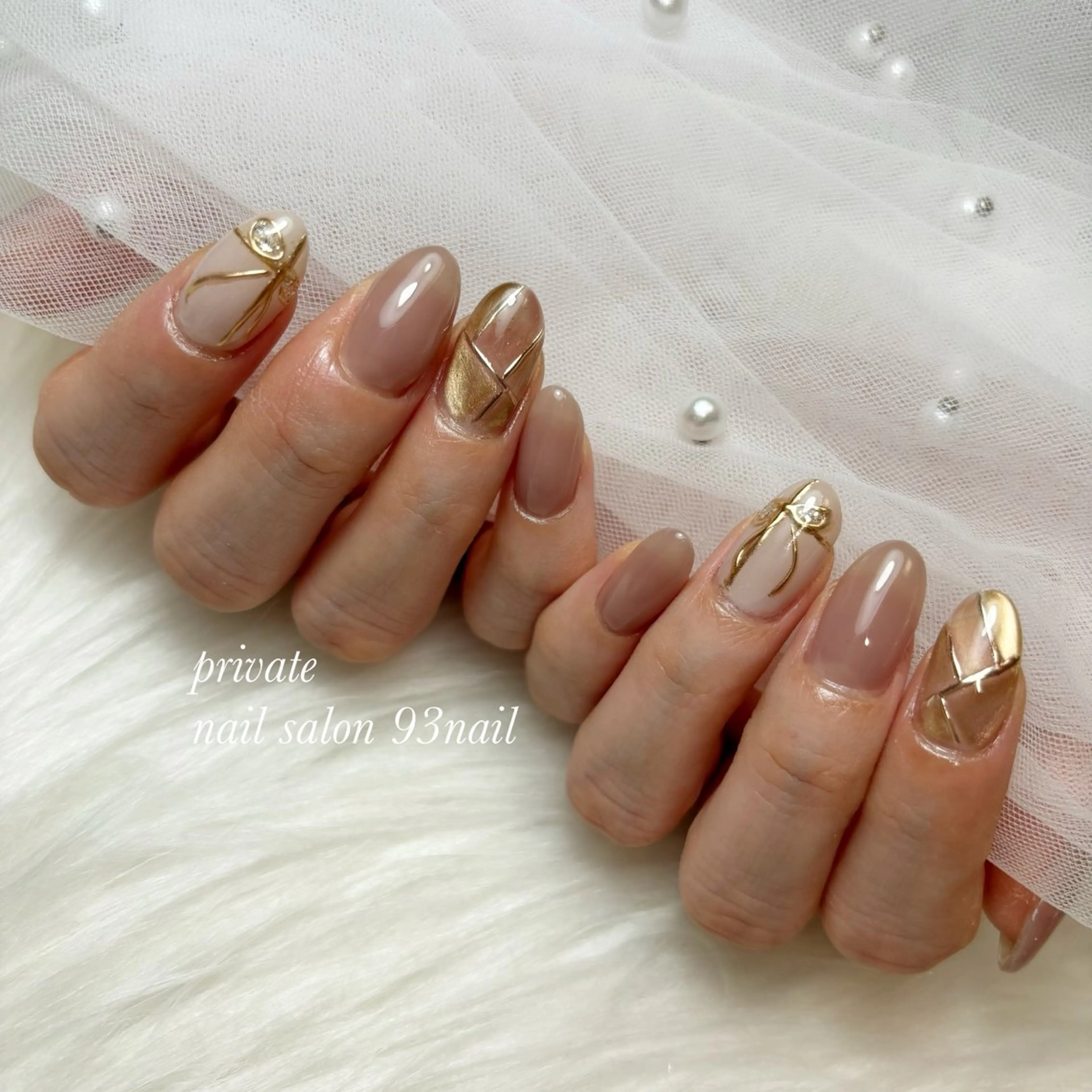 ネイル ハンドネイル 93 nailのネイルデザイン