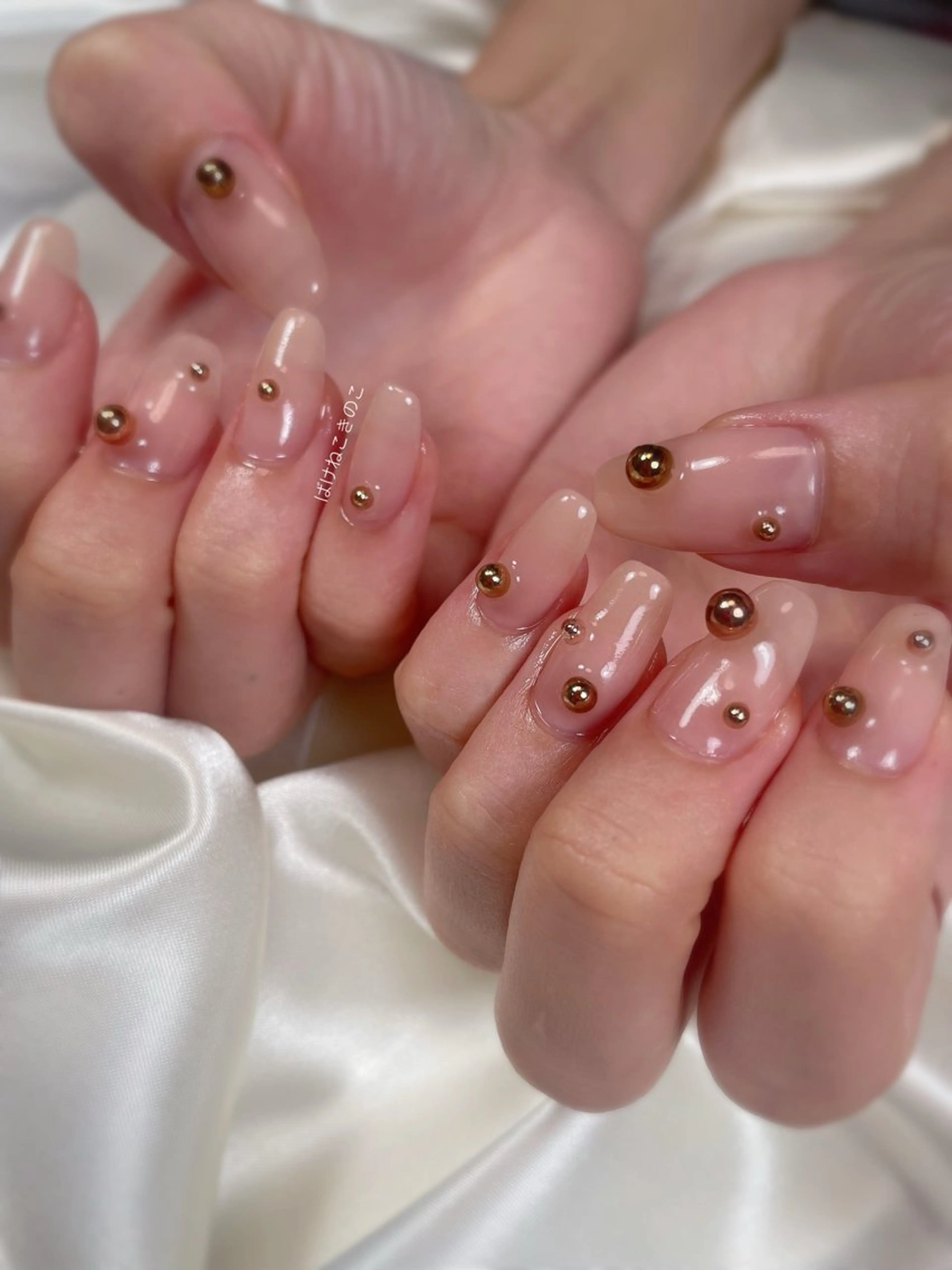 ネイル ワンカラーネイル 後藤 ももえのネイルデザイン