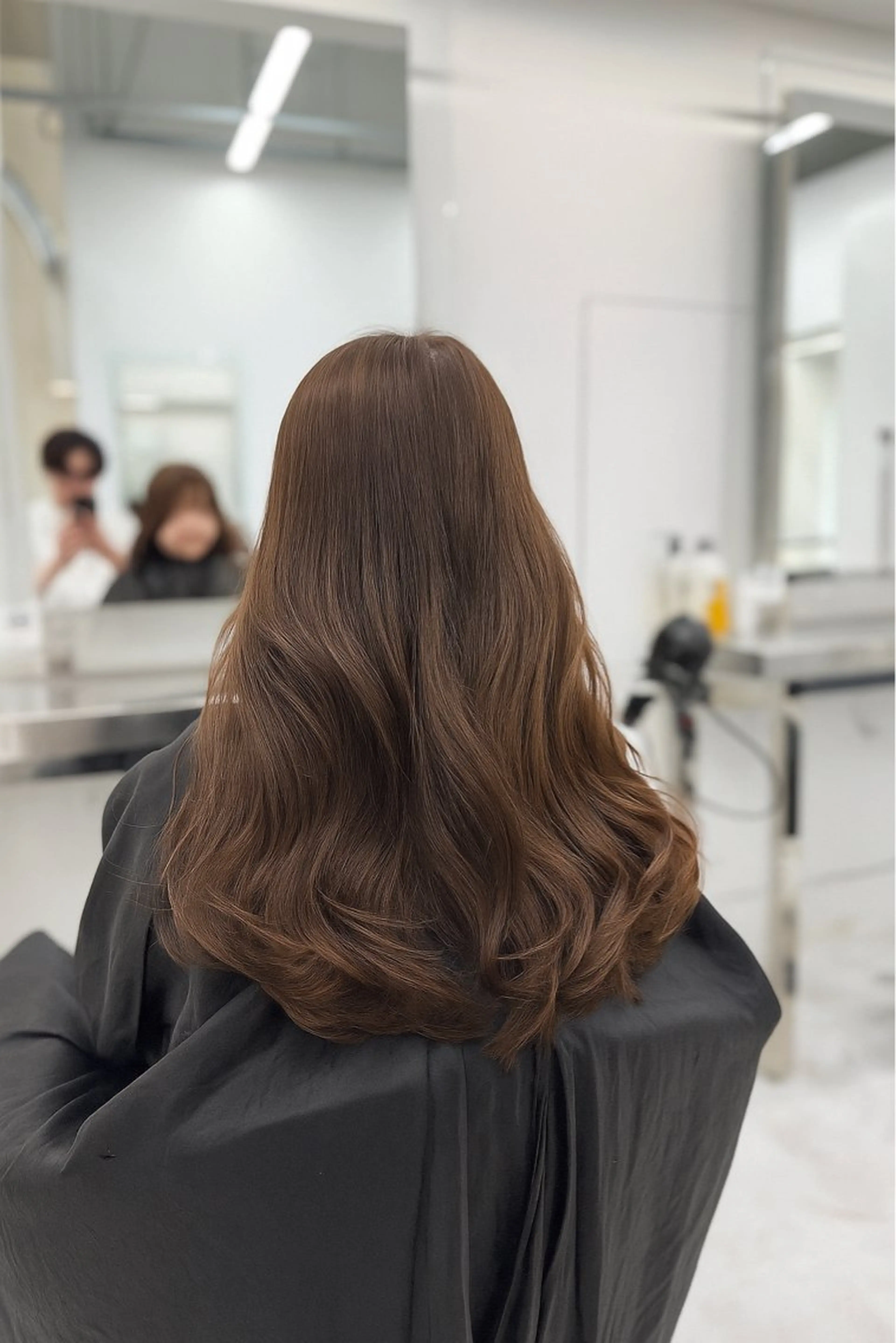 ロング カラー ヘアカラー トリートメント ヘッドスパ ヘアセット 韓国トレンドカット カラー🤍しゅうじのヘアスタイル