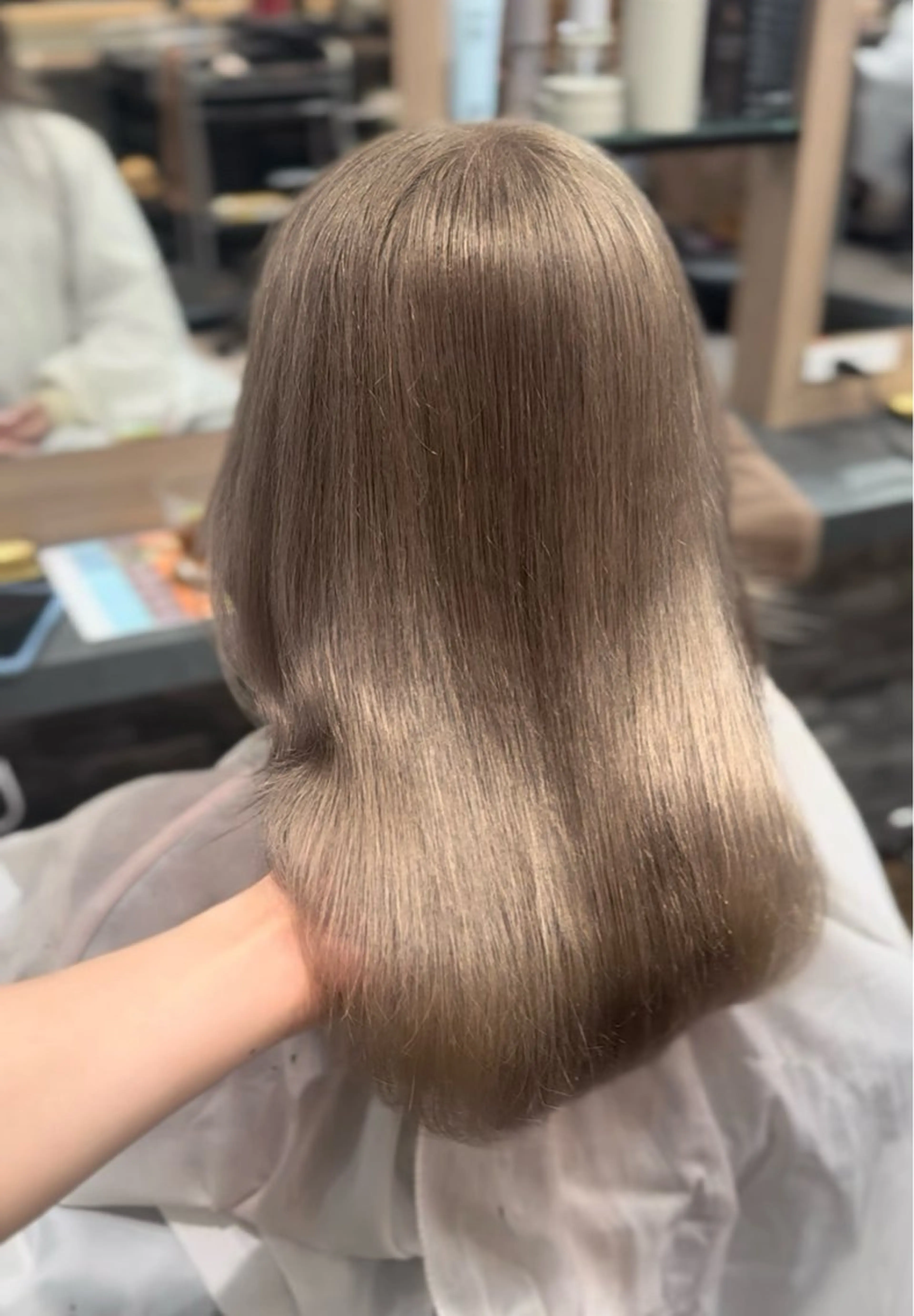 💛ケアブリーチ＋カラーの写真