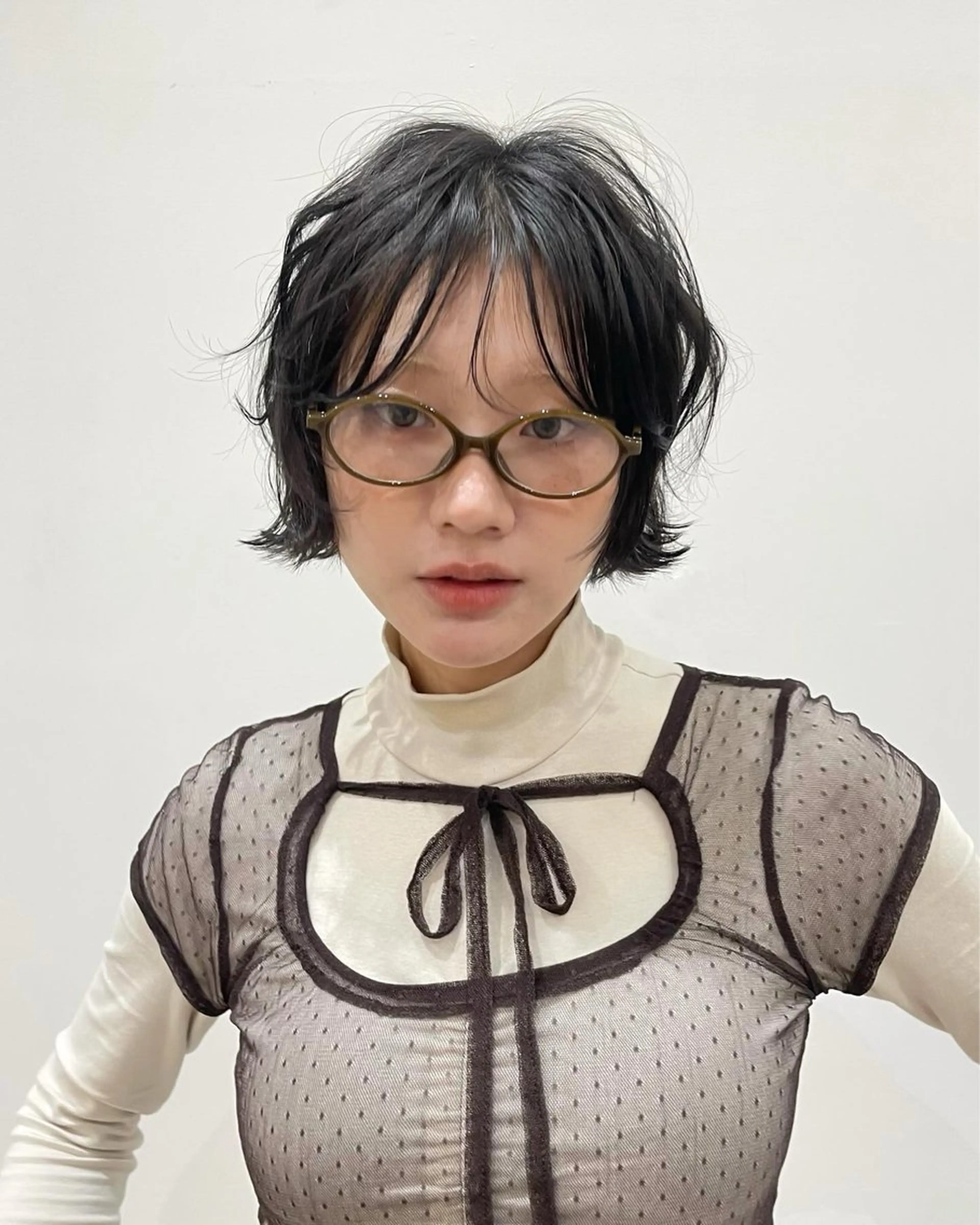 ミディアム ヘアアレンジ ボブ CIECA. suzukaのヘアスタイル